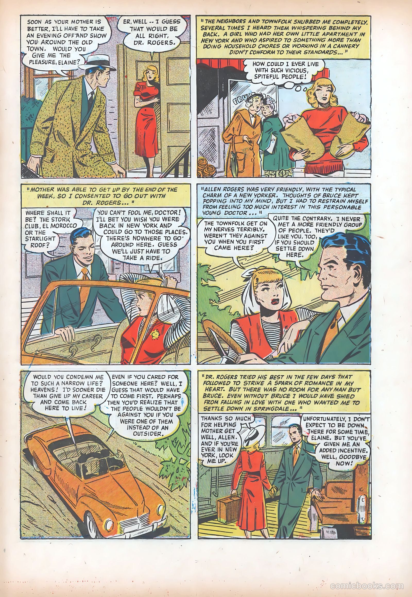 Teen-Age Romances #43 (1955) — page 21 of 36