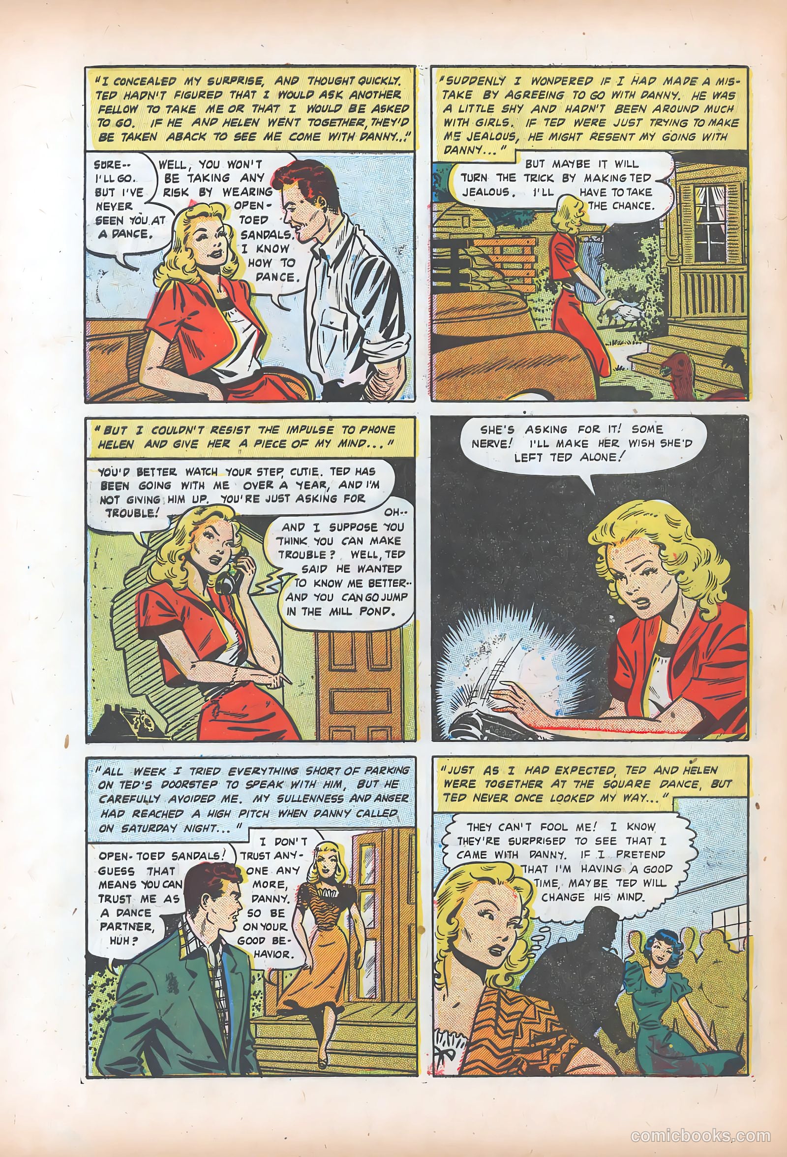 Teen-Age Romances #43 (1955) — page 28 of 36