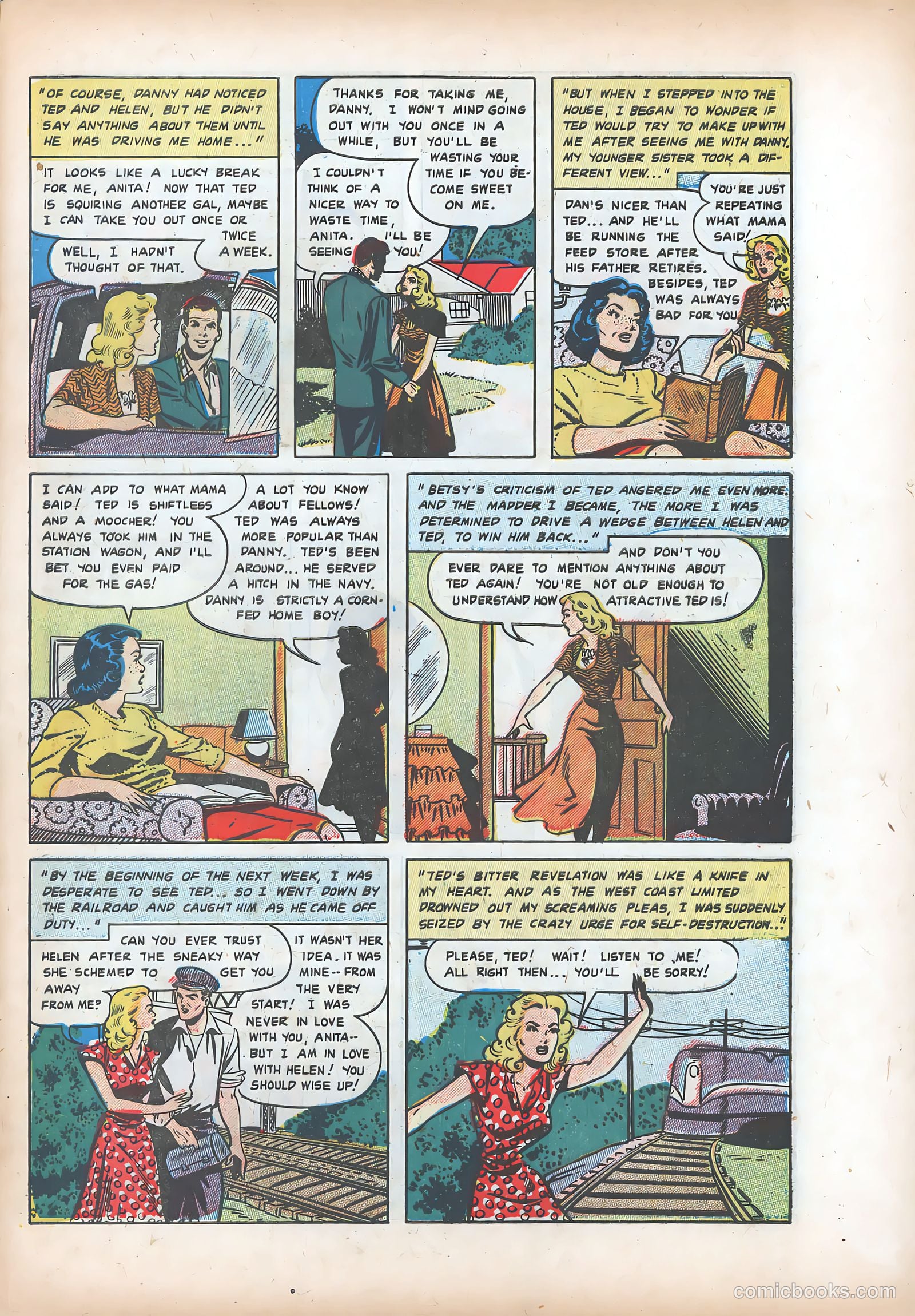 Teen-Age Romances #43 (1955) — page 29 of 36