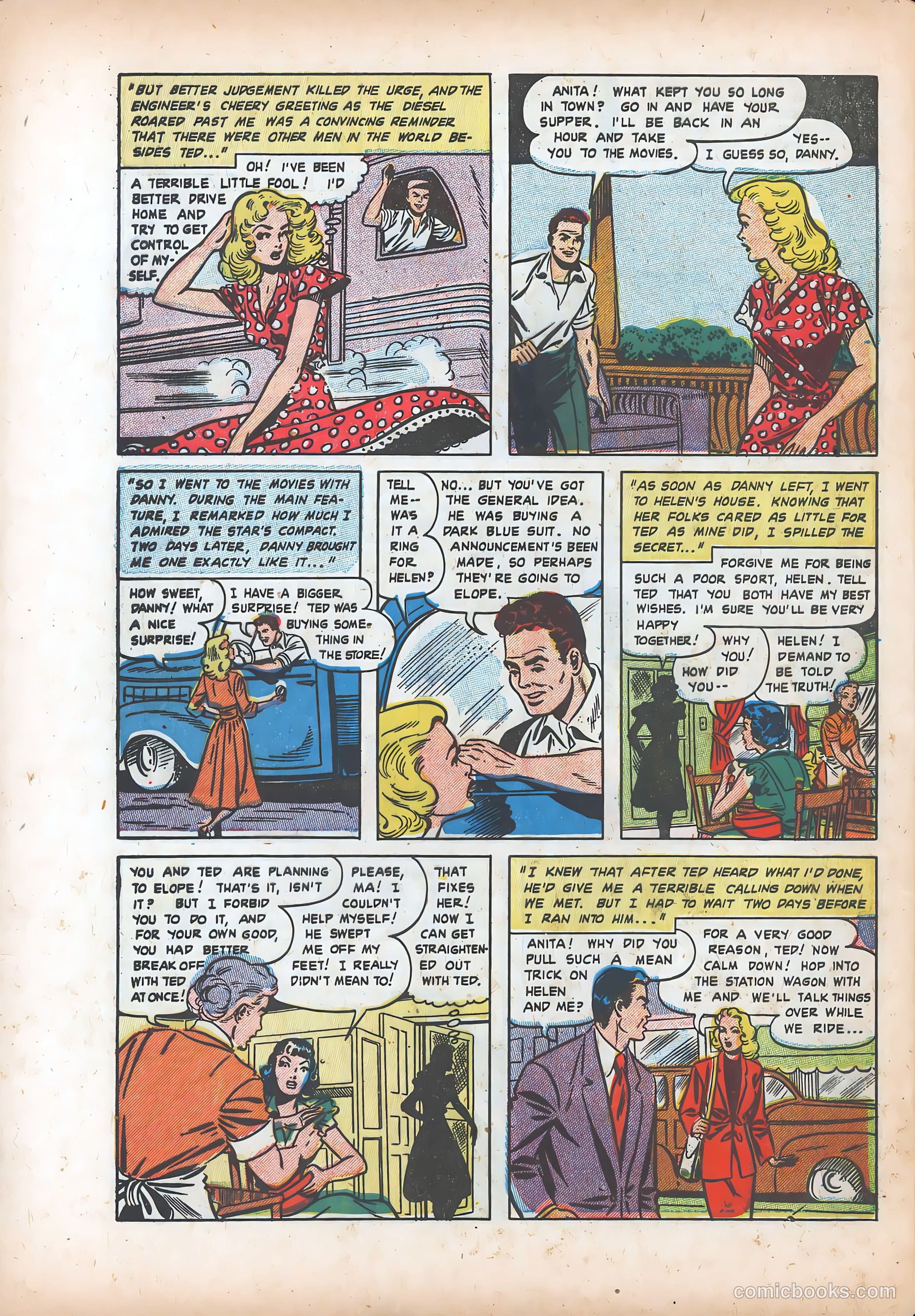Teen-Age Romances #43 (1955) — page 30 of 36