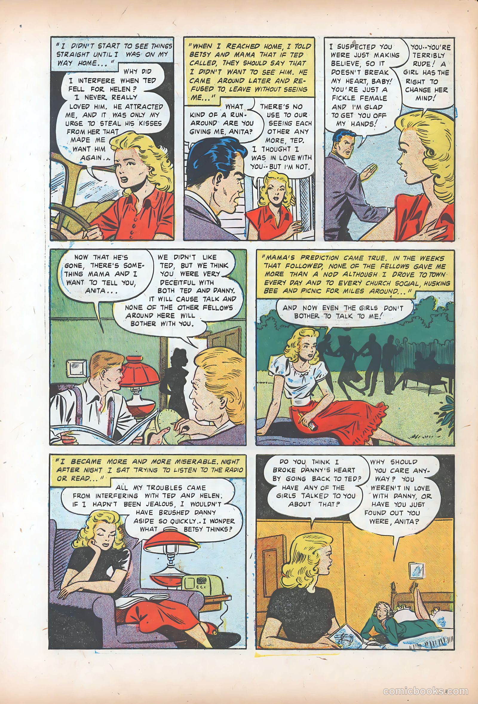 Teen-Age Romances #43 (1955) — page 32 of 36