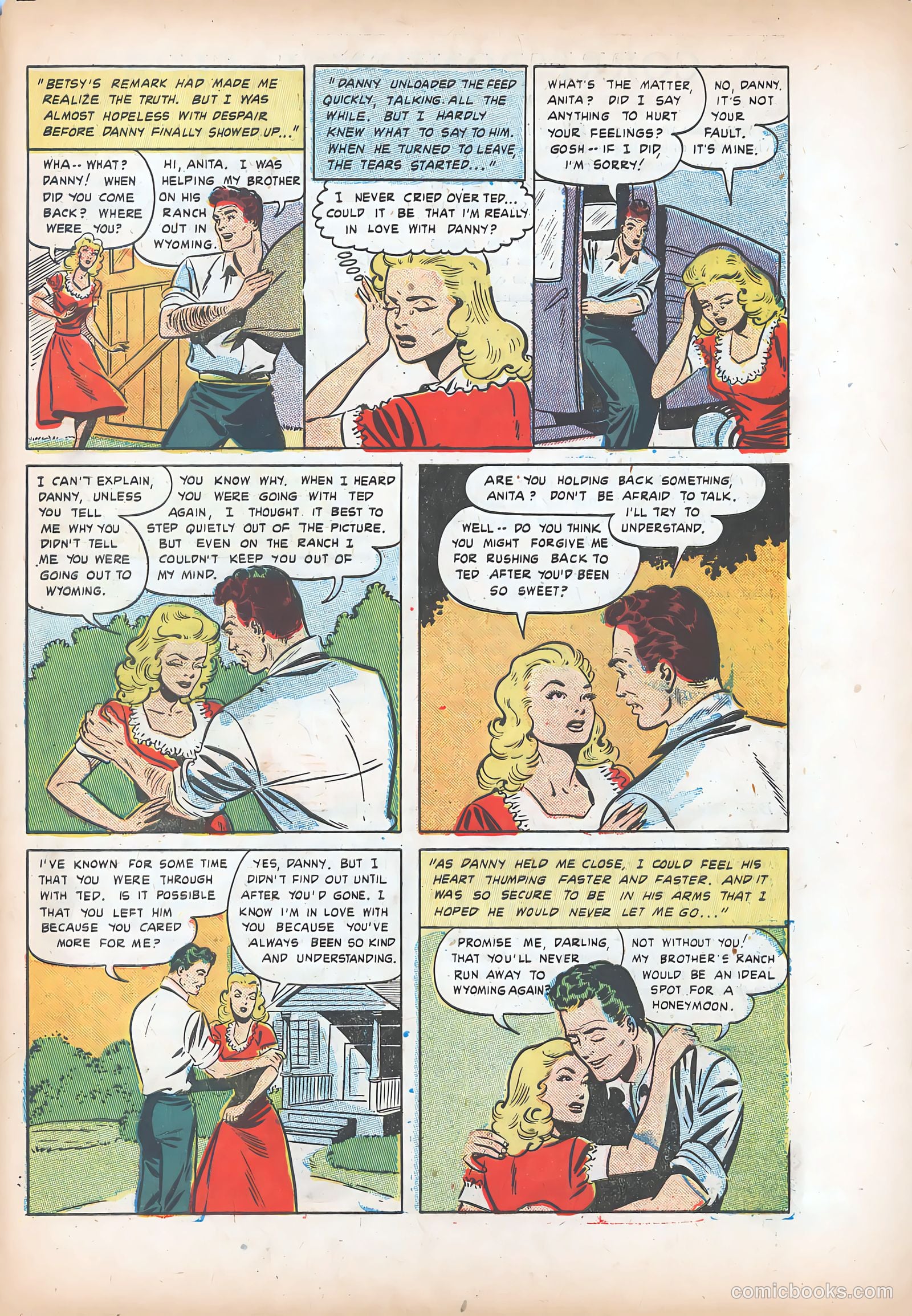 Teen-Age Romances #43 (1955) — page 33 of 36