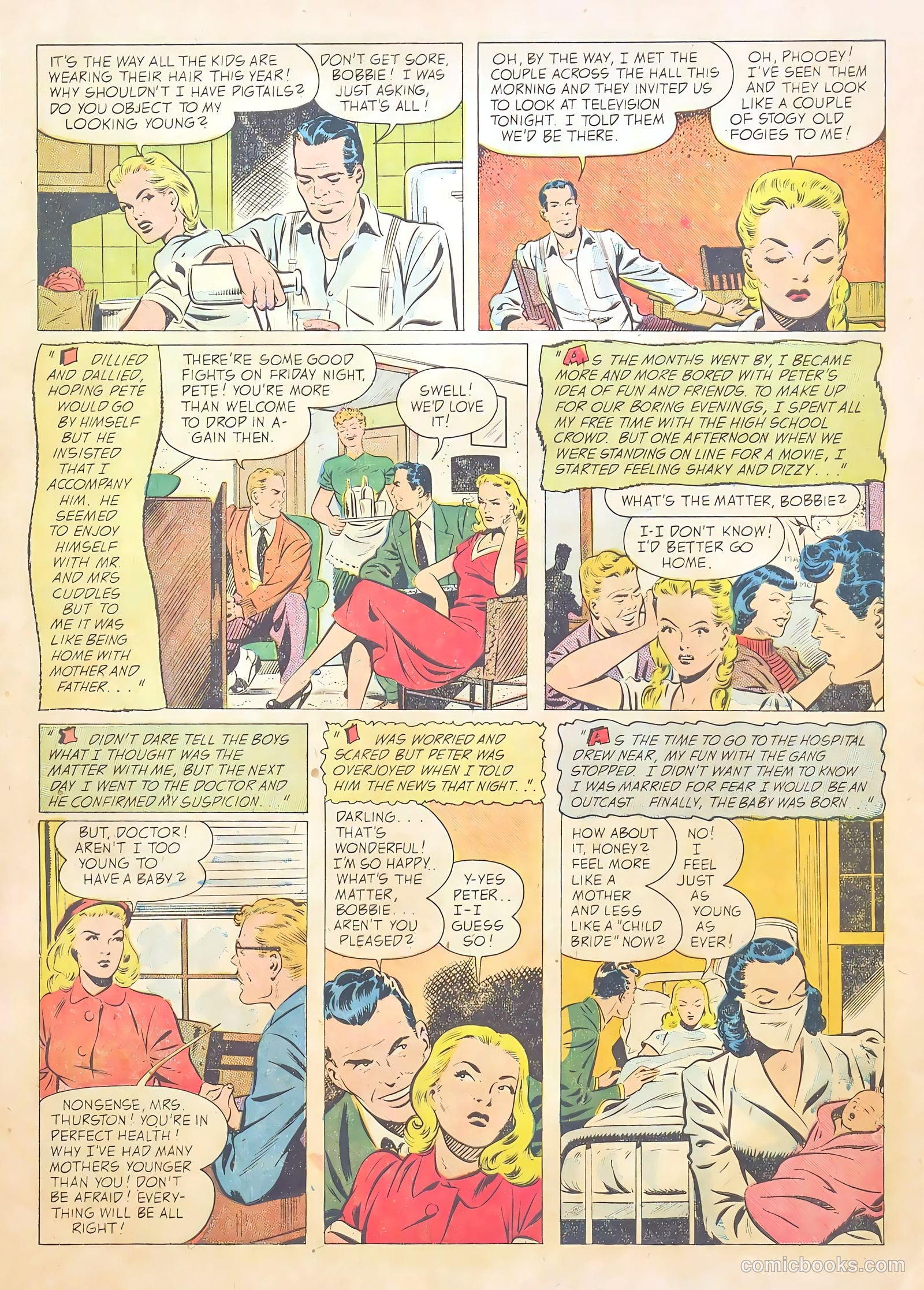 Teen-Age Romances #44 (1955) — page 5 of 36