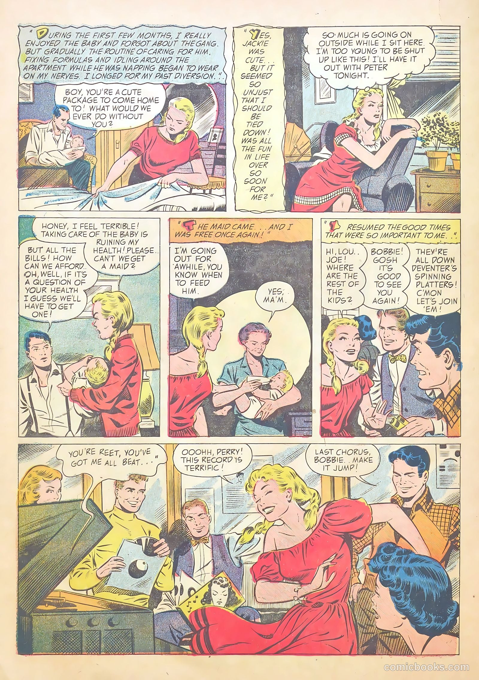 Teen-Age Romances #44 (1955) — page 6 of 36
