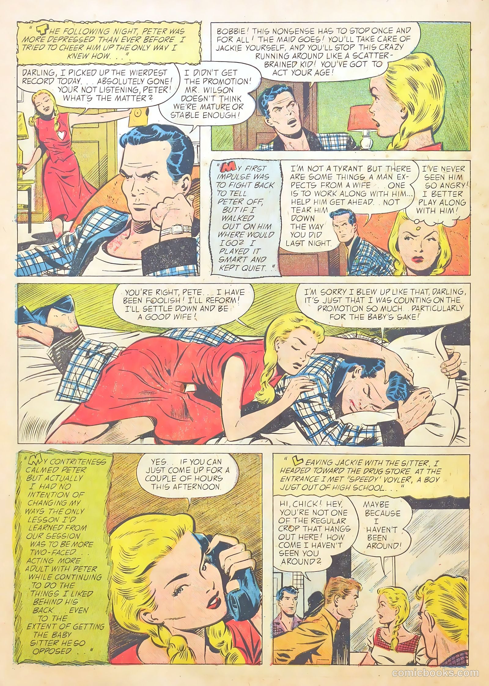 Teen-Age Romances #44 (1955) — page 8 of 36