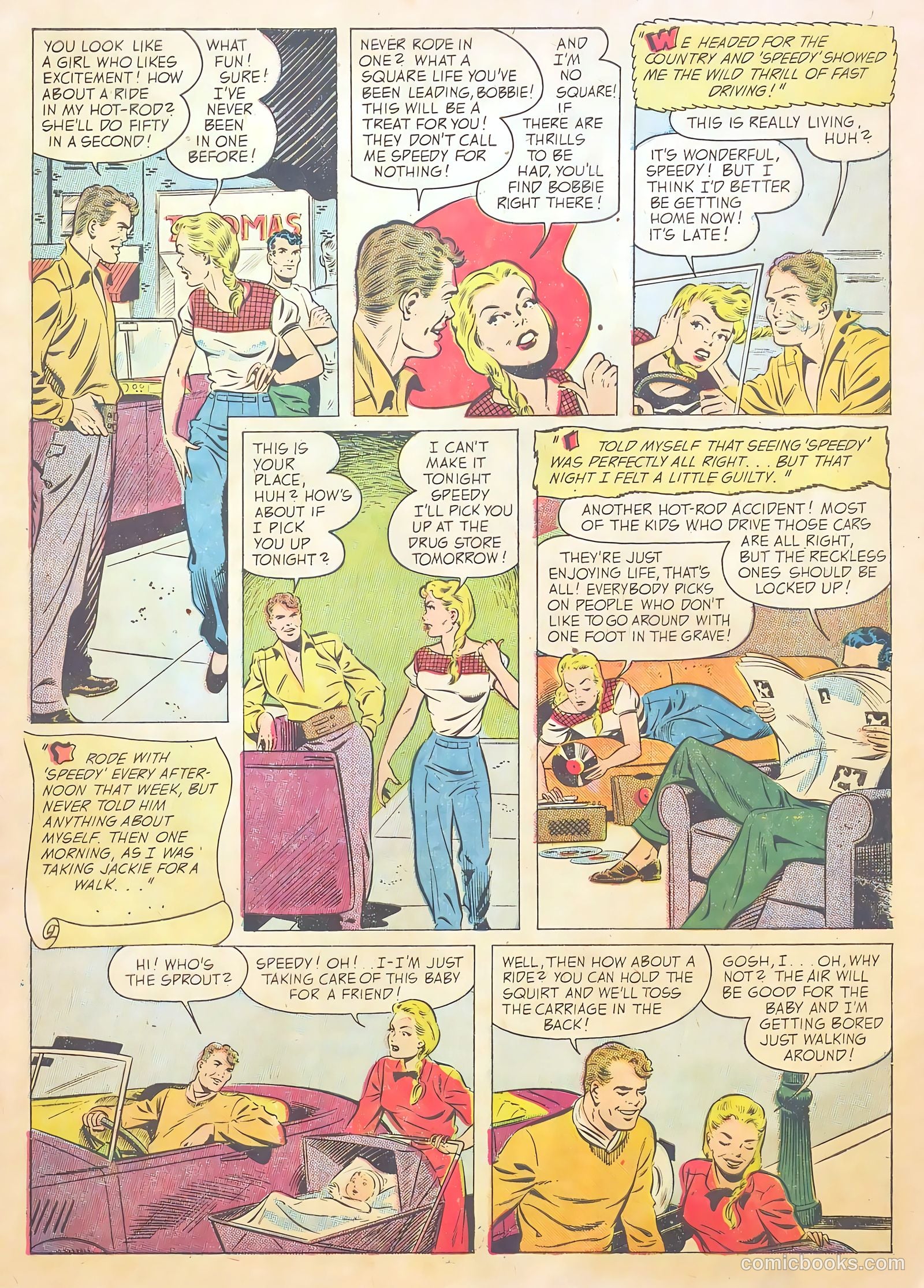 Teen-Age Romances #44 (1955) — page 9 of 36