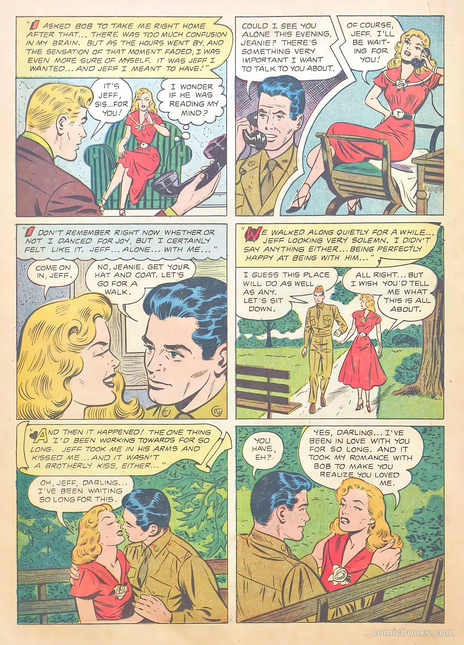 Teen-Age Romances #44 (1955) — page 14 of 36