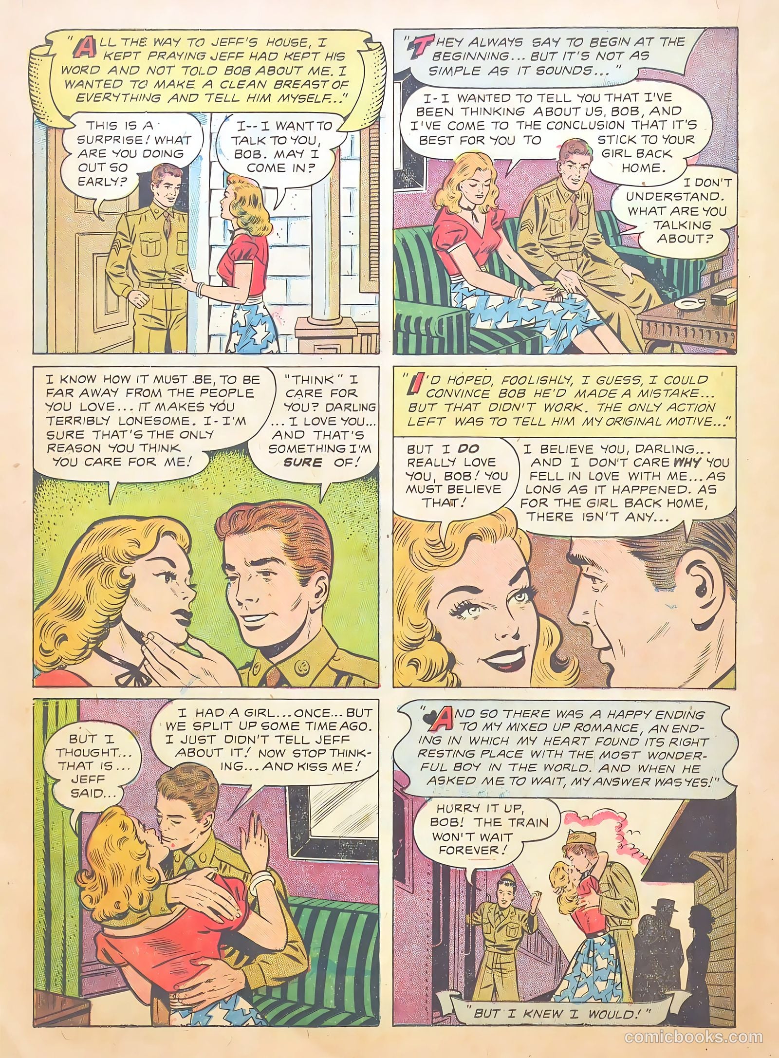 Teen-Age Romances #44 (1955) — page 16 of 36