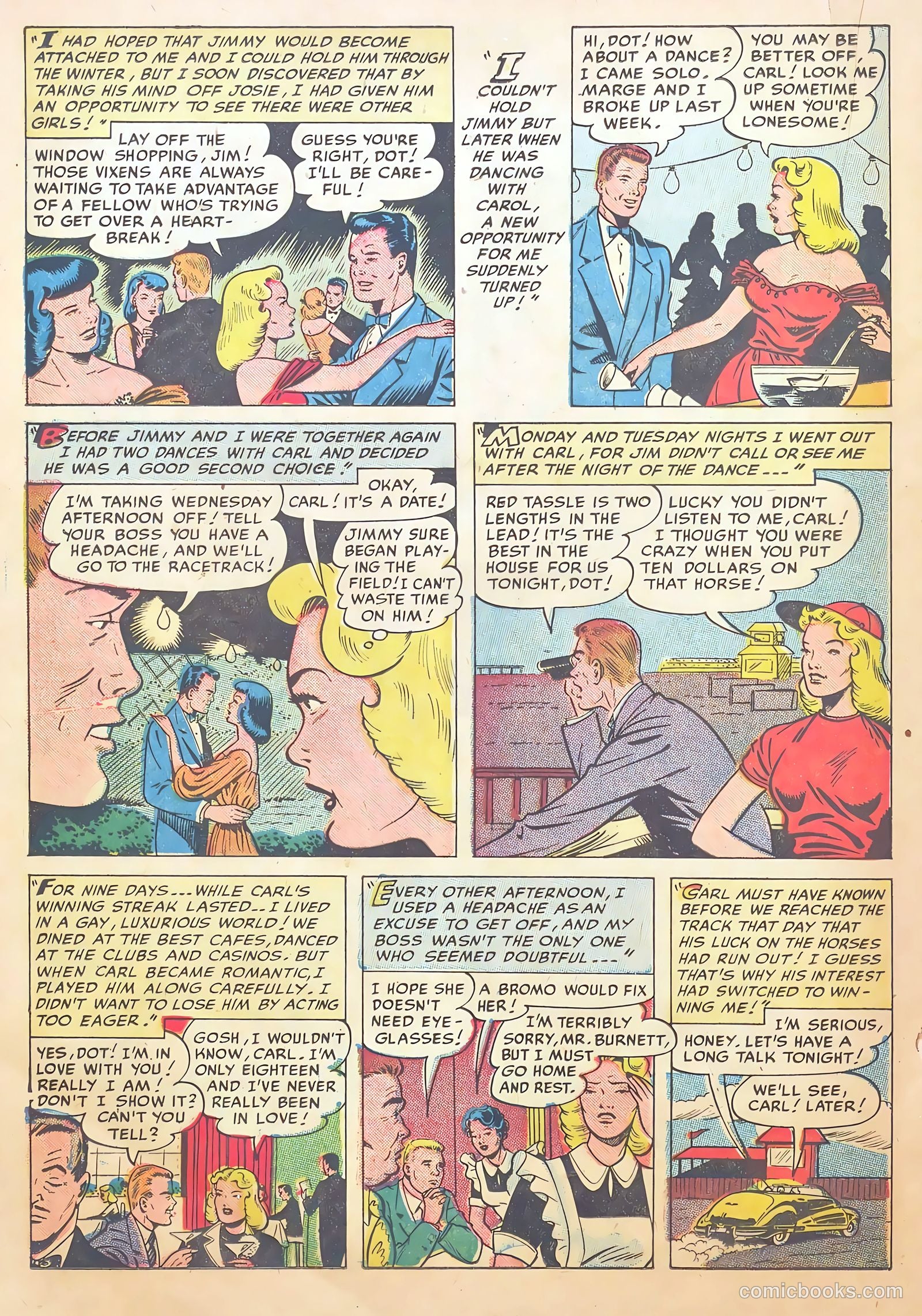 Teen-Age Romances #44 (1955) — page 22 of 36