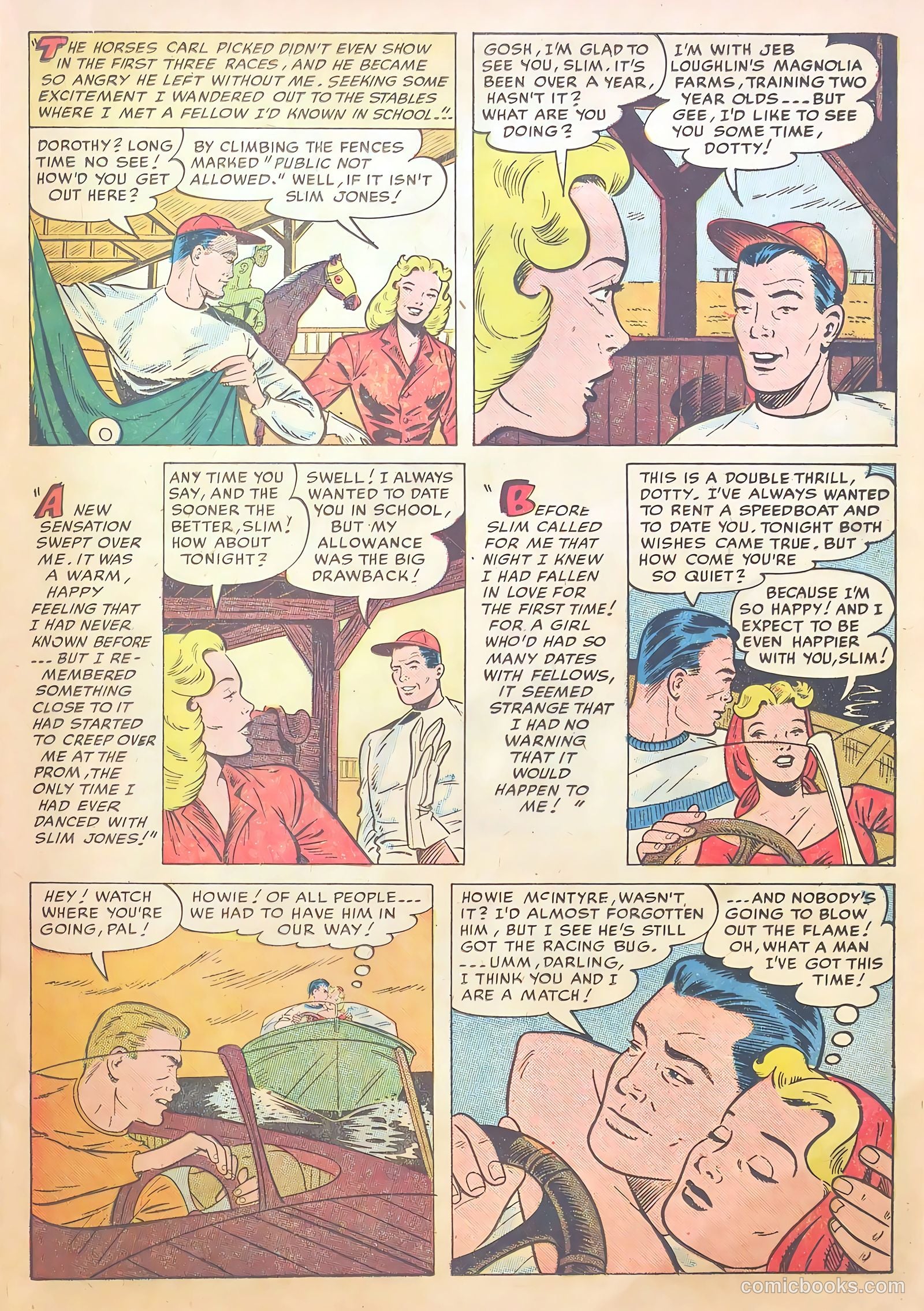 Teen-Age Romances #44 (1955) — page 23 of 36