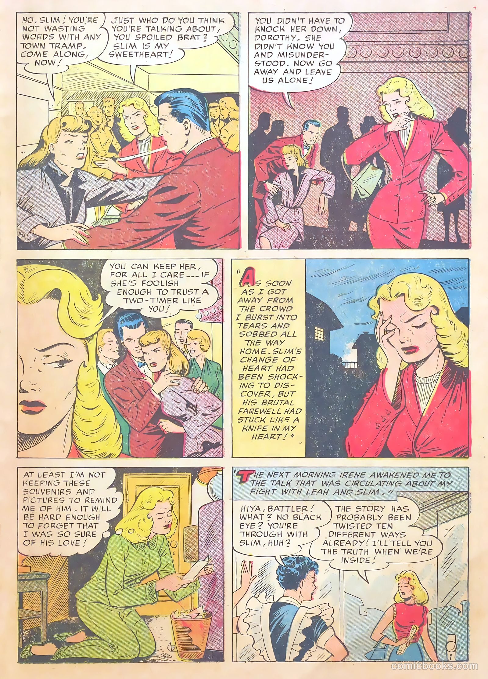 Teen-Age Romances #44 (1955) — page 25 of 36