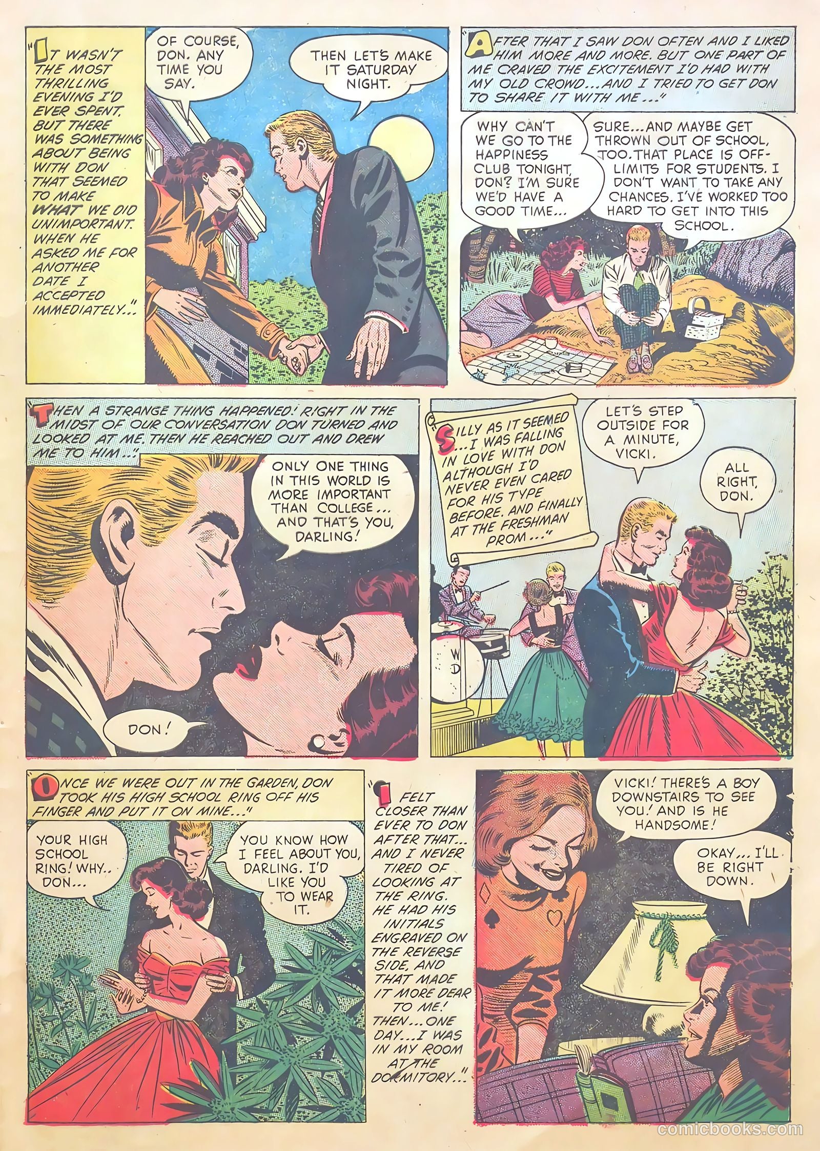 Teen-Age Romances #44 (1955) — page 31 of 36