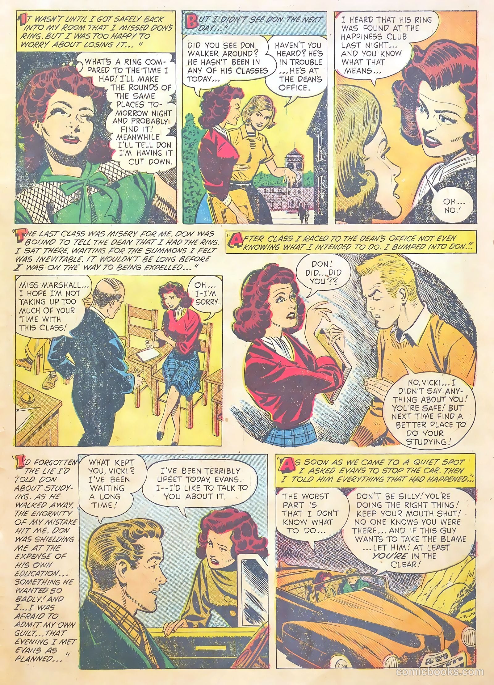 Teen-Age Romances #44 (1955) — page 33 of 36