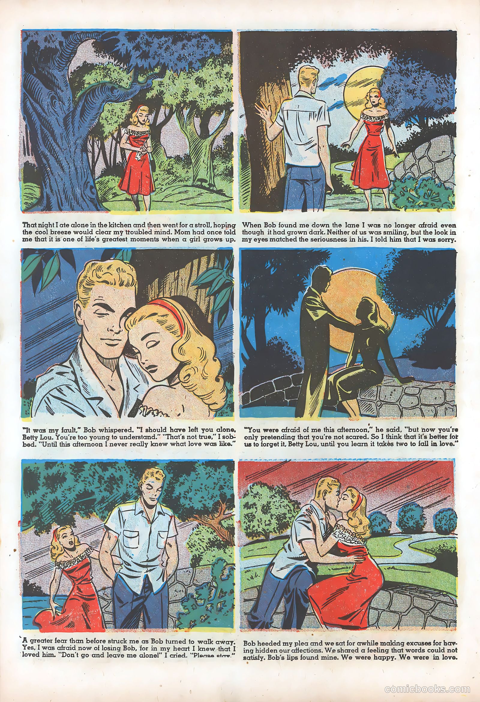 Teen-Age Romances #5 (1949) — page 34 of 52