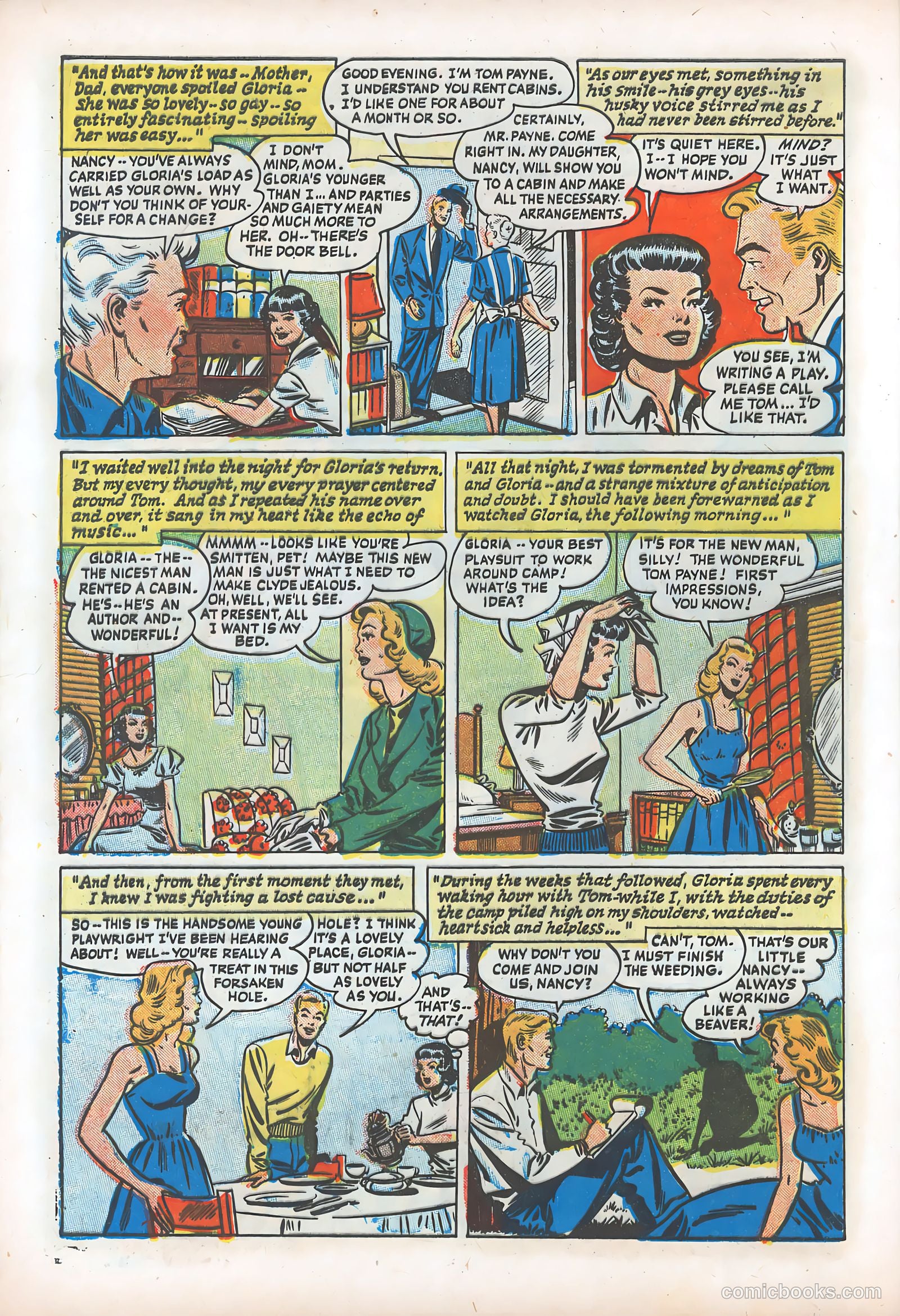 Teen-Age Romances #5 (1949) — page 36 of 52