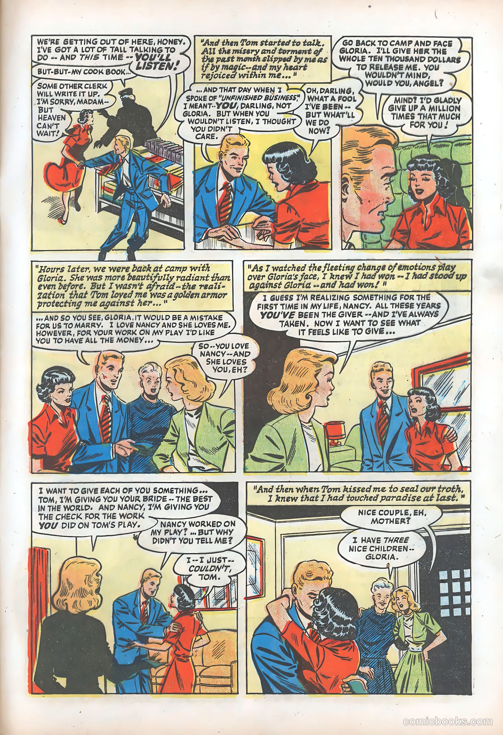 Teen-Age Romances #5 (1949) — page 41 of 52