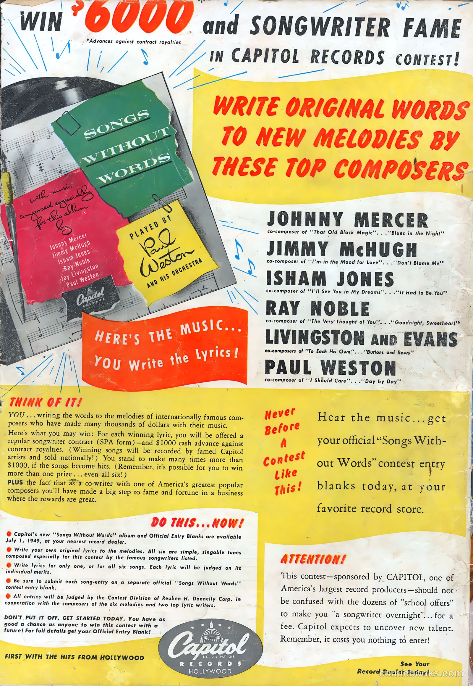 Teen-Age Romances #5 (1949) — page 52 of 52