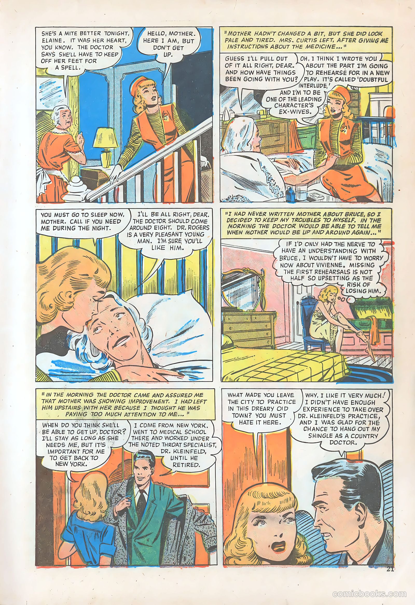 Teen-Age Romances #6 (1949) — page 21 of 52