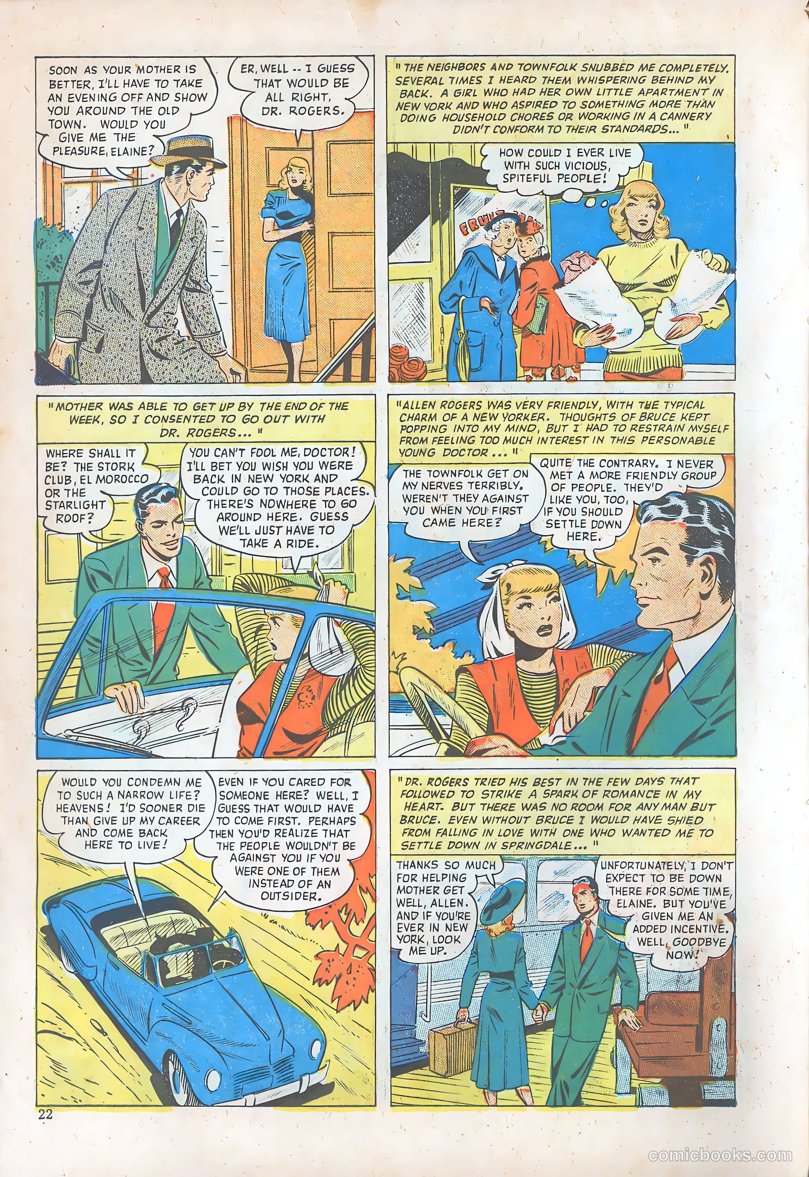 Teen-Age Romances #6 (1949) — page 22 of 52
