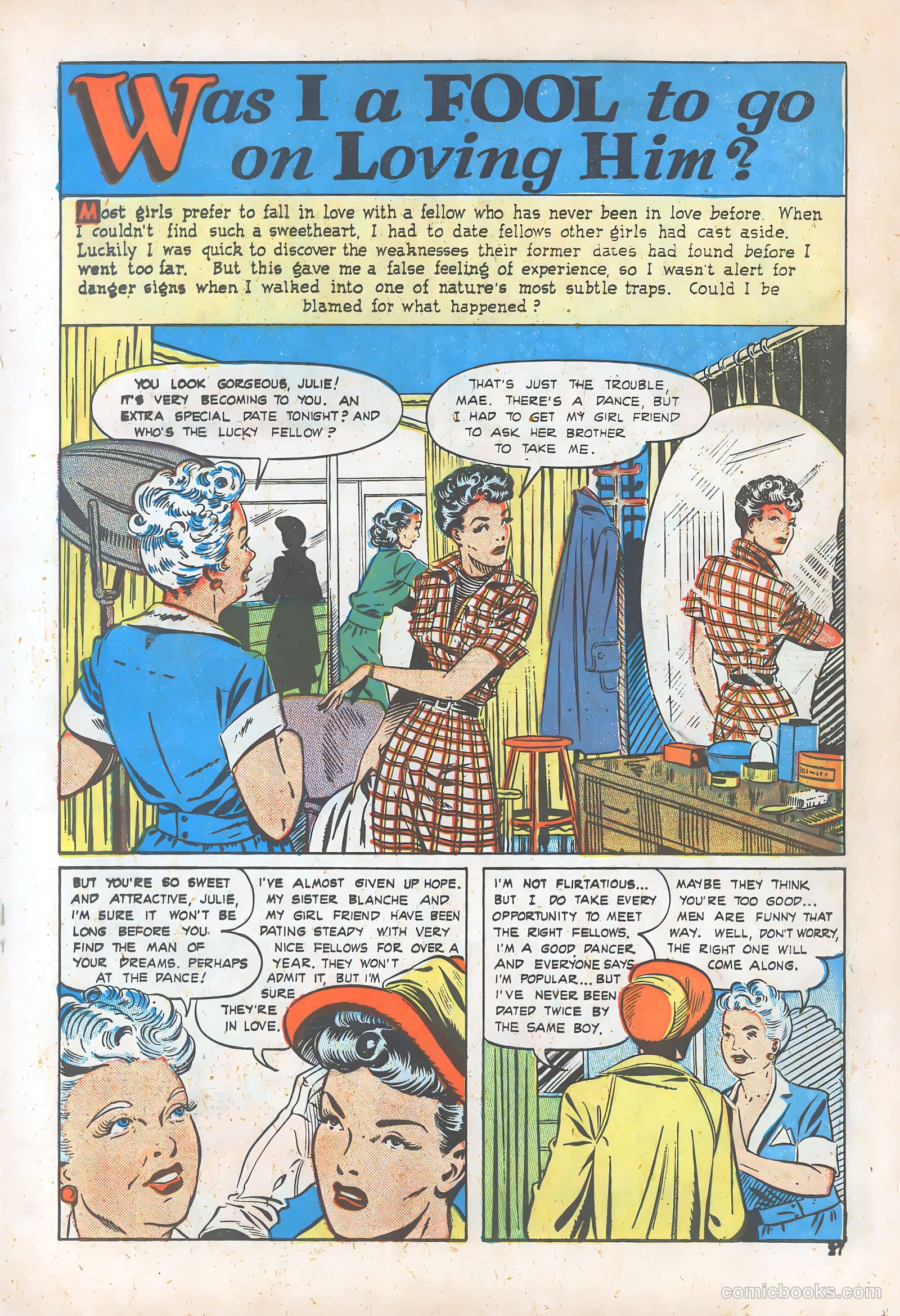 Teen-Age Romances #6 (1949) — page 27 of 52