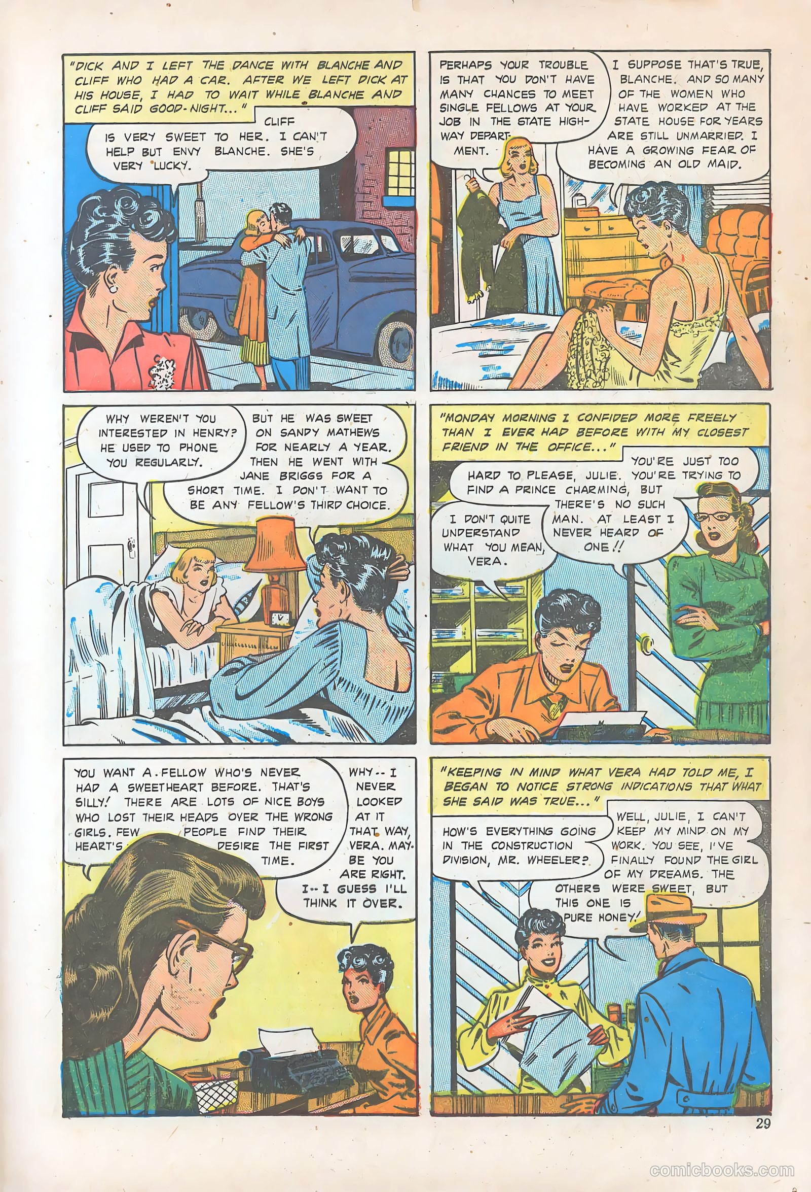 Teen-Age Romances #6 (1949) — page 29 of 52
