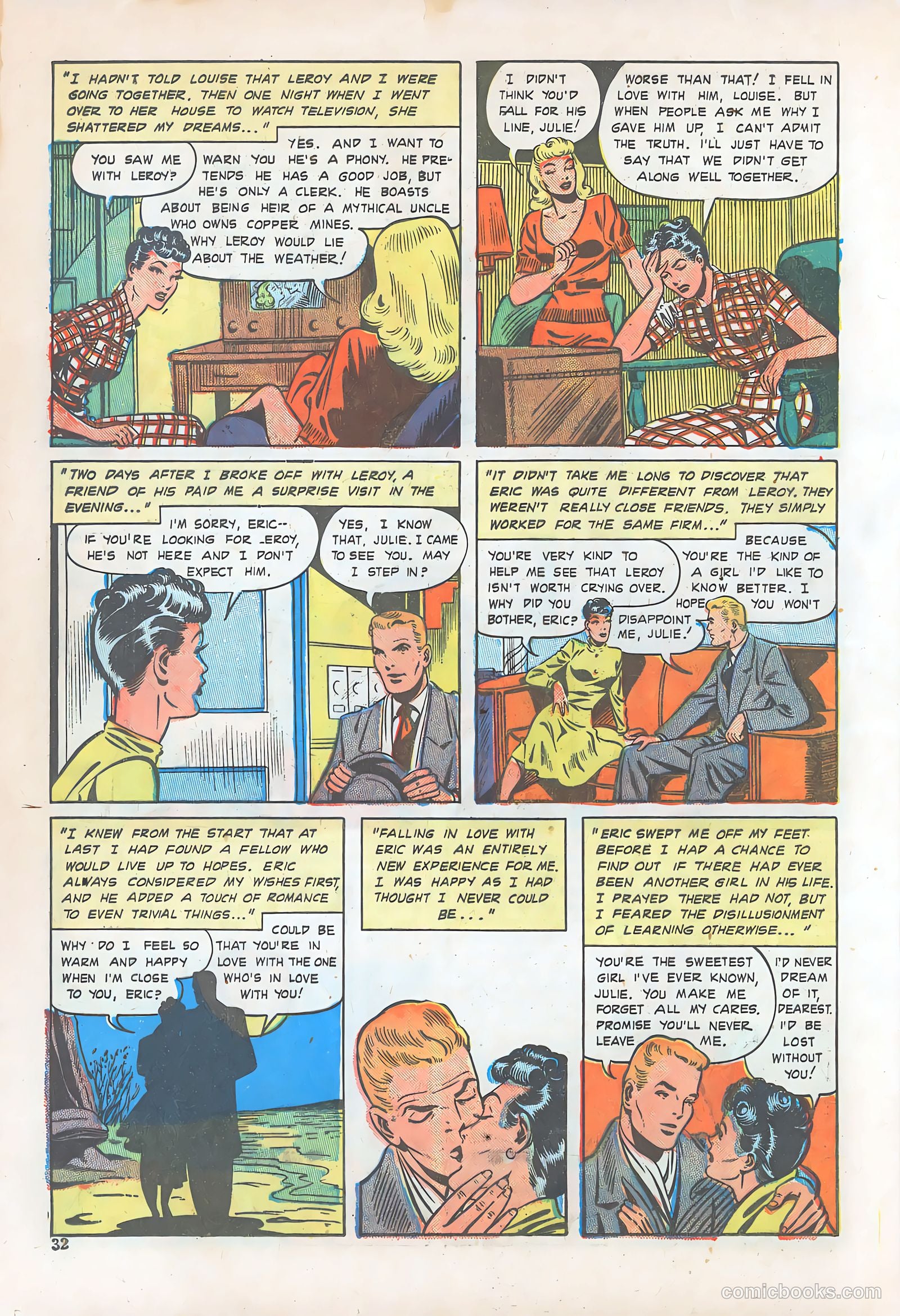 Teen-Age Romances #6 (1949) — page 32 of 52