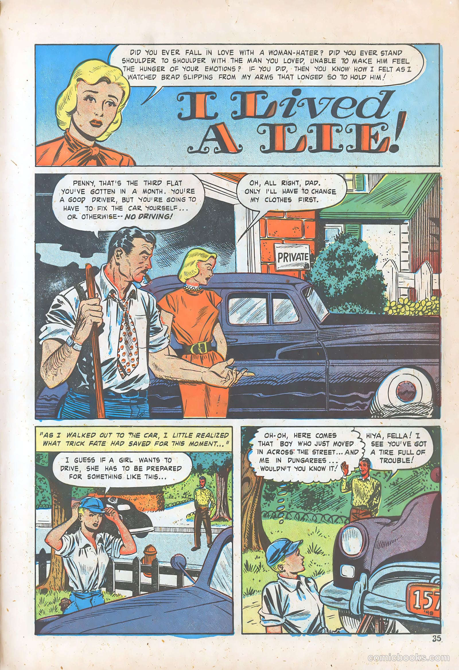 Teen-Age Romances #6 (1949) — page 35 of 52