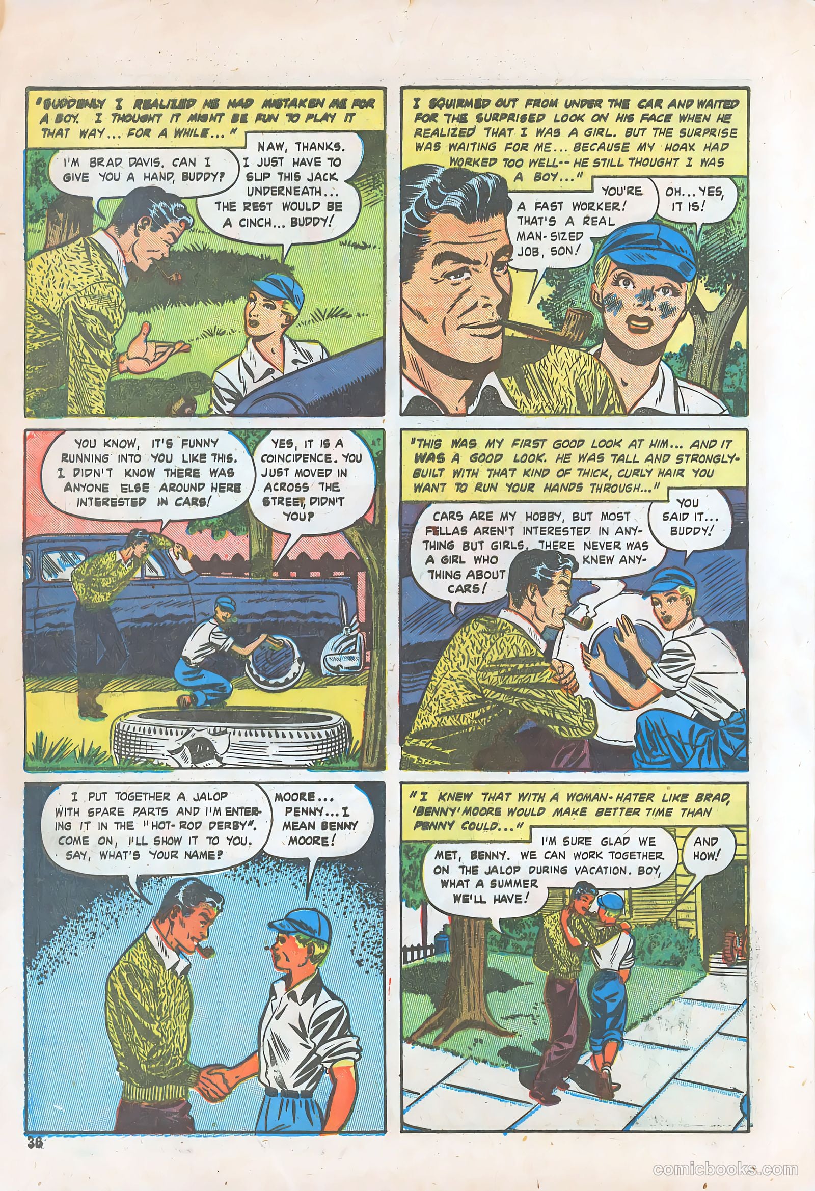 Teen-Age Romances #6 (1949) — page 36 of 52