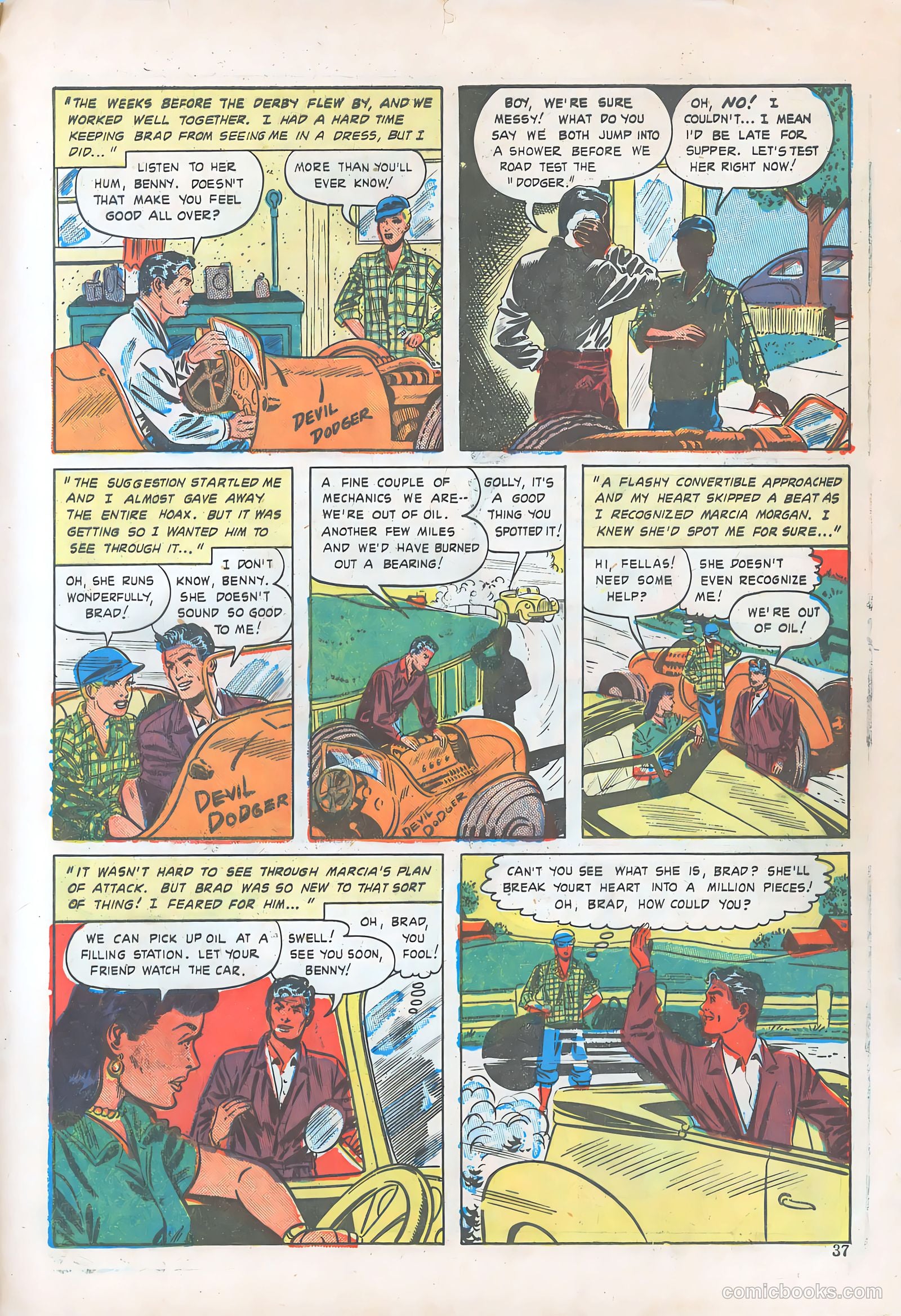 Teen-Age Romances #6 (1949) — page 37 of 52