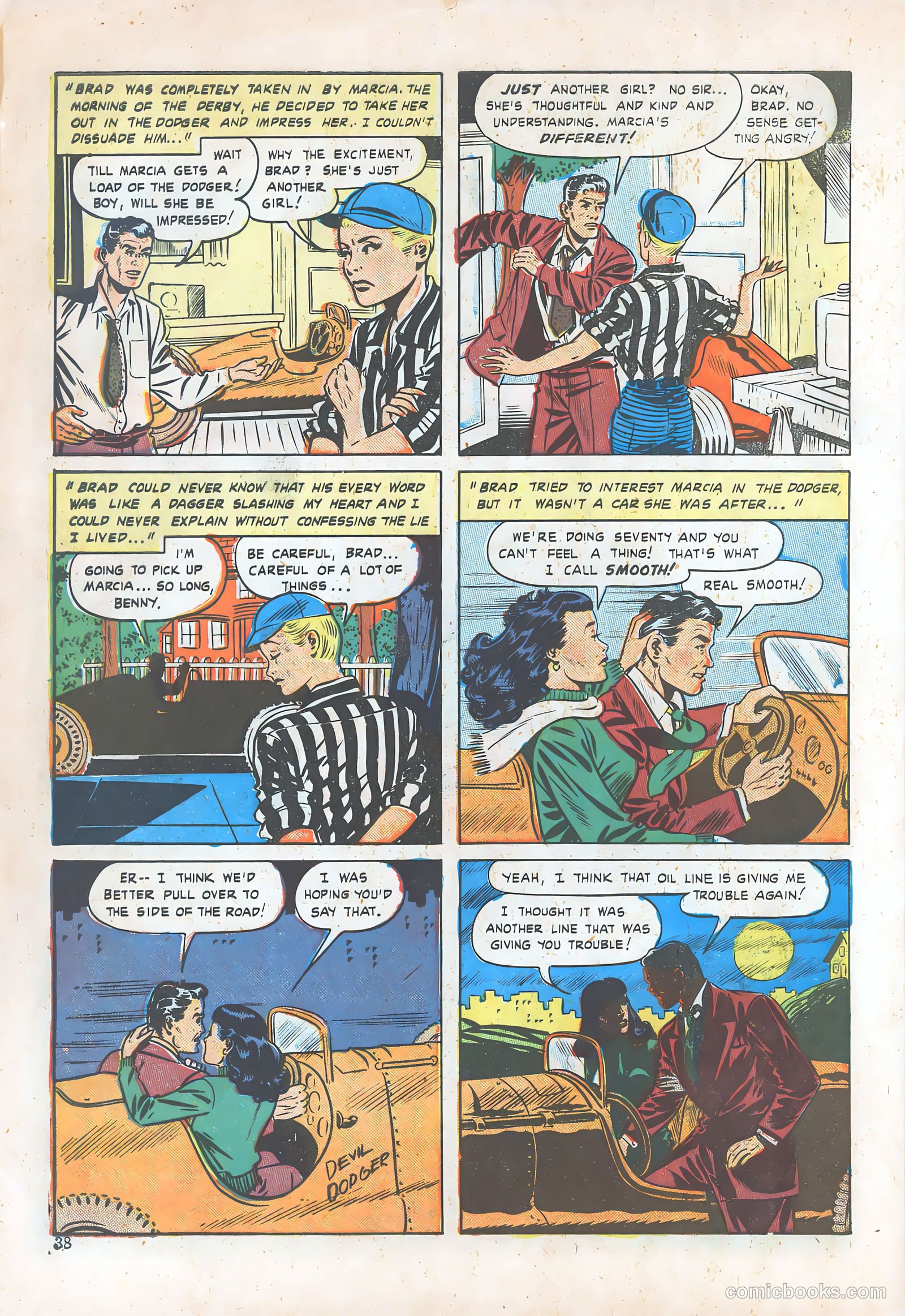 Teen-Age Romances #6 (1949) — page 38 of 52
