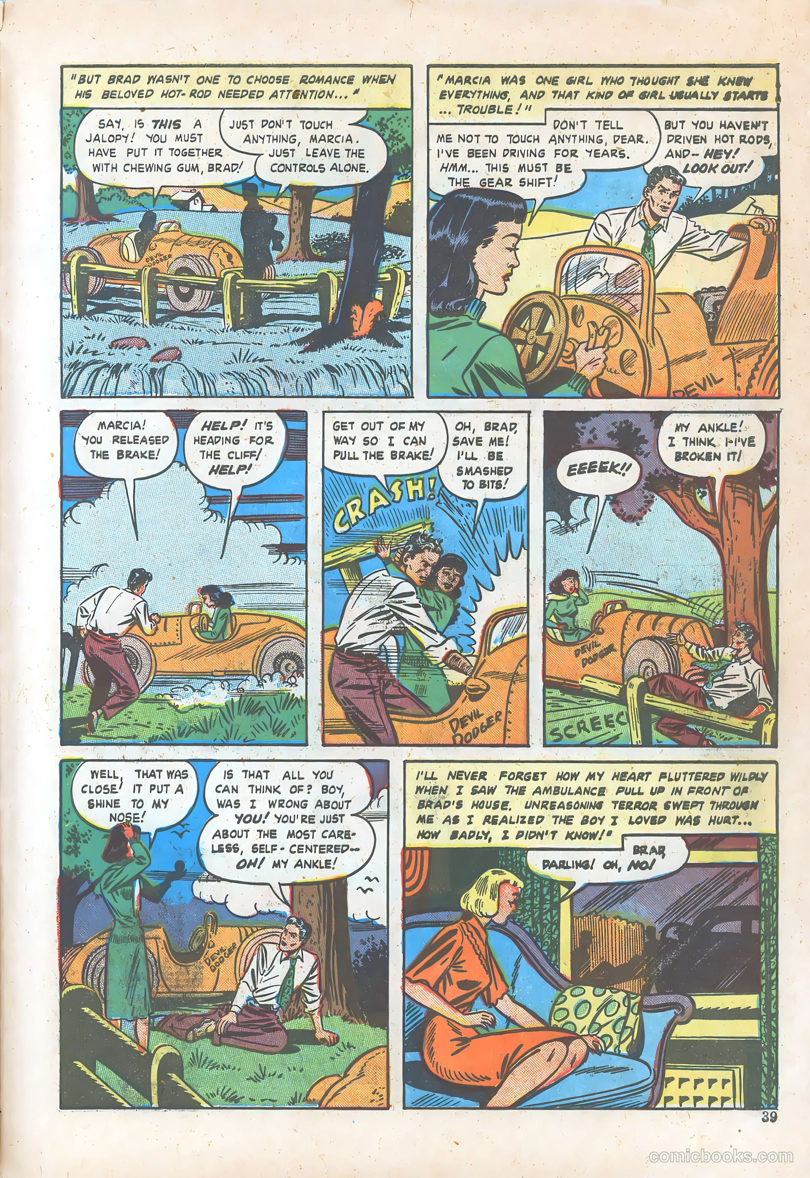 Teen-Age Romances #6 (1949) — page 39 of 52