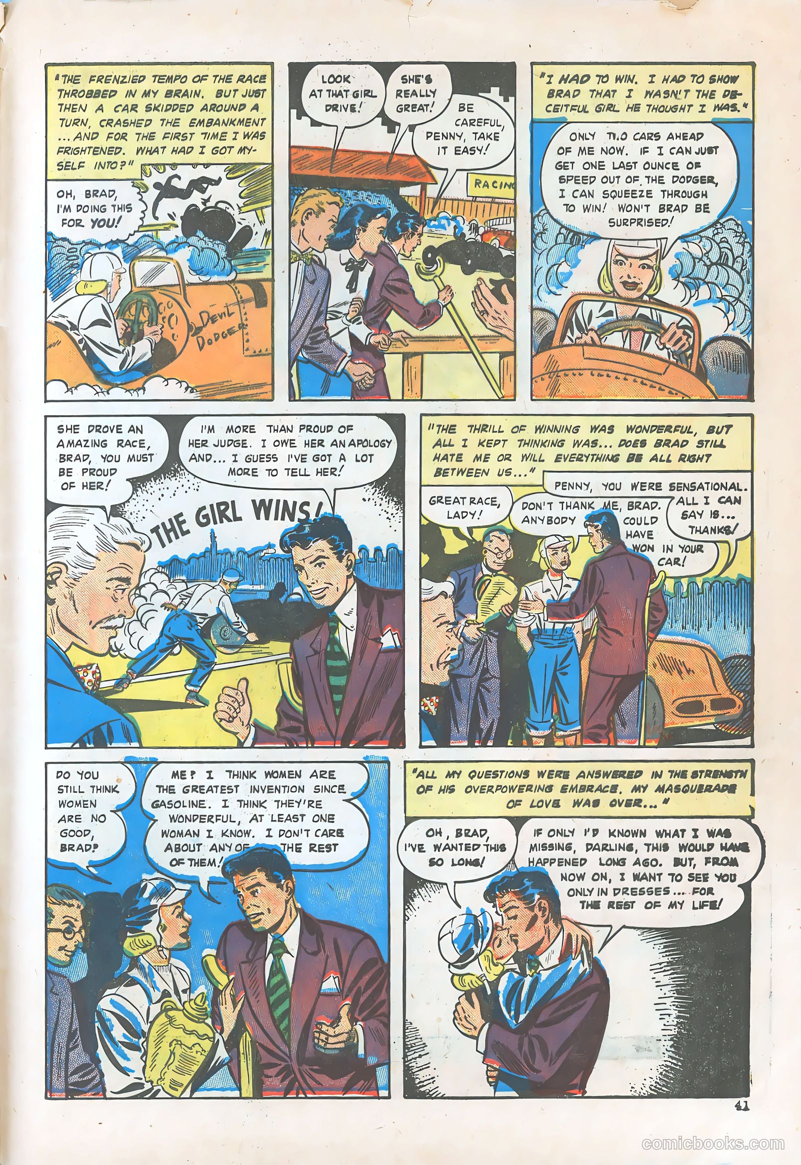 Teen-Age Romances #6 (1949) — page 41 of 52