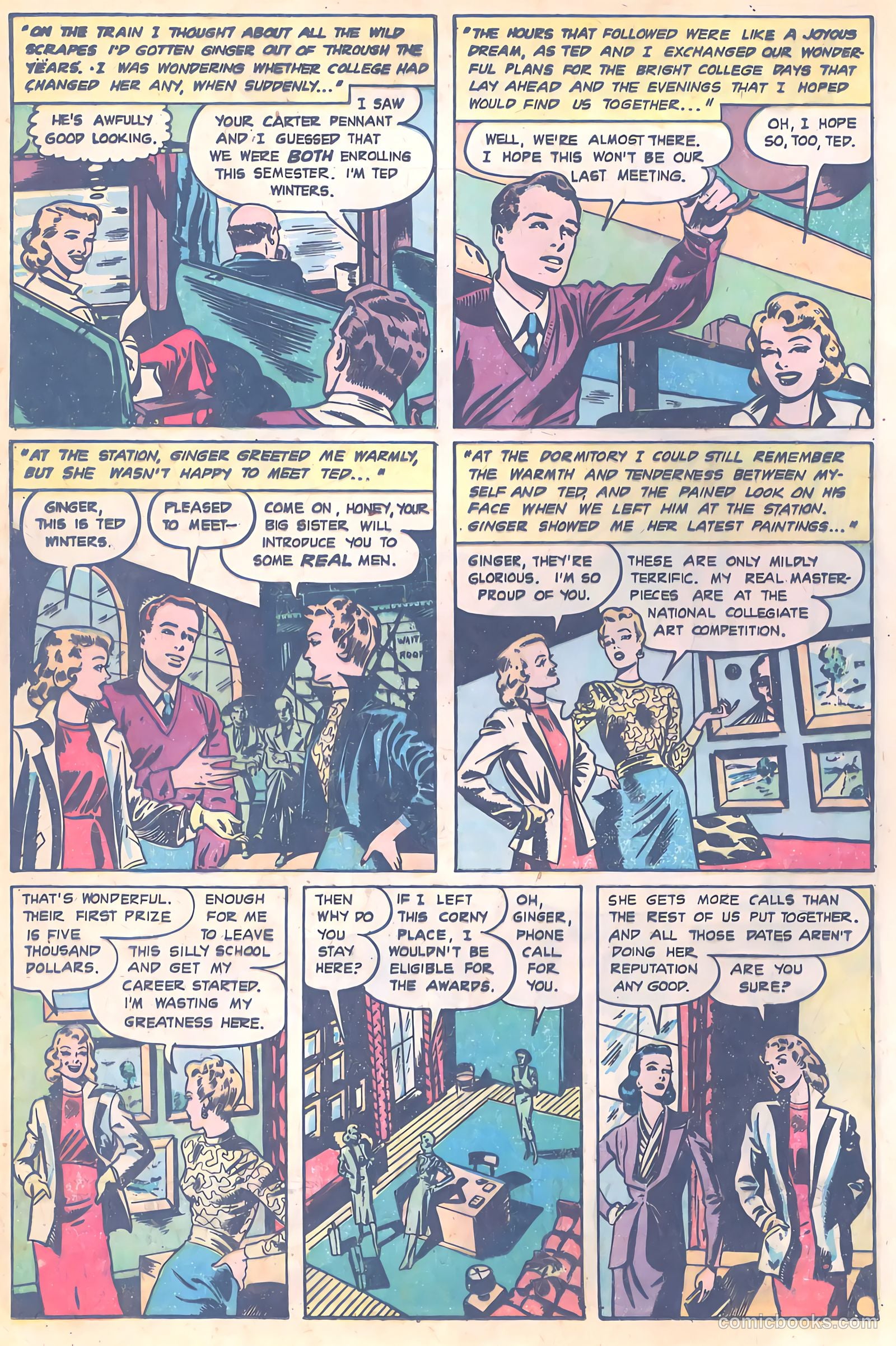 Teen-Age Romances #7 (1949) — page 12 of 36