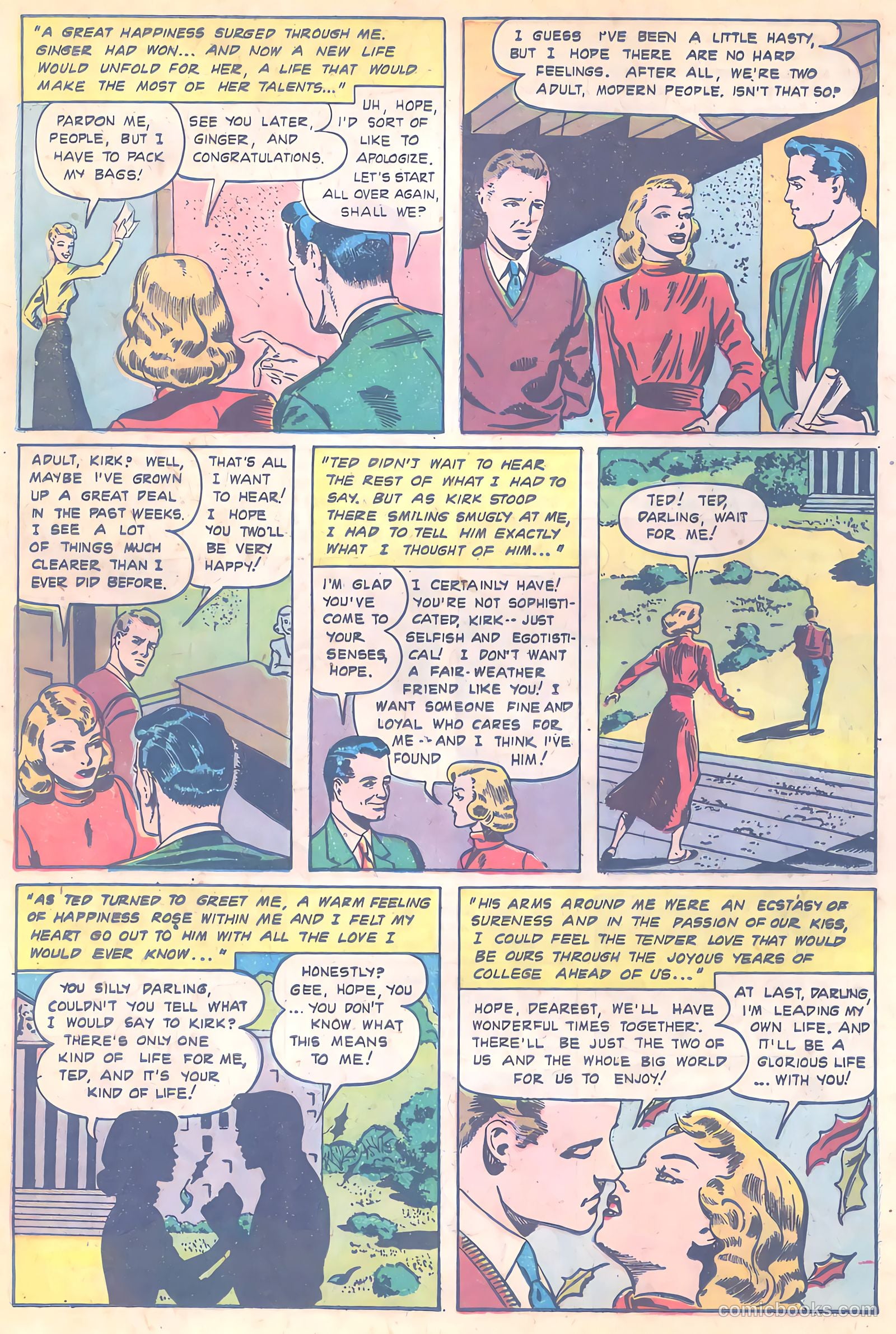 Teen-Age Romances #7 (1949) — page 18 of 36