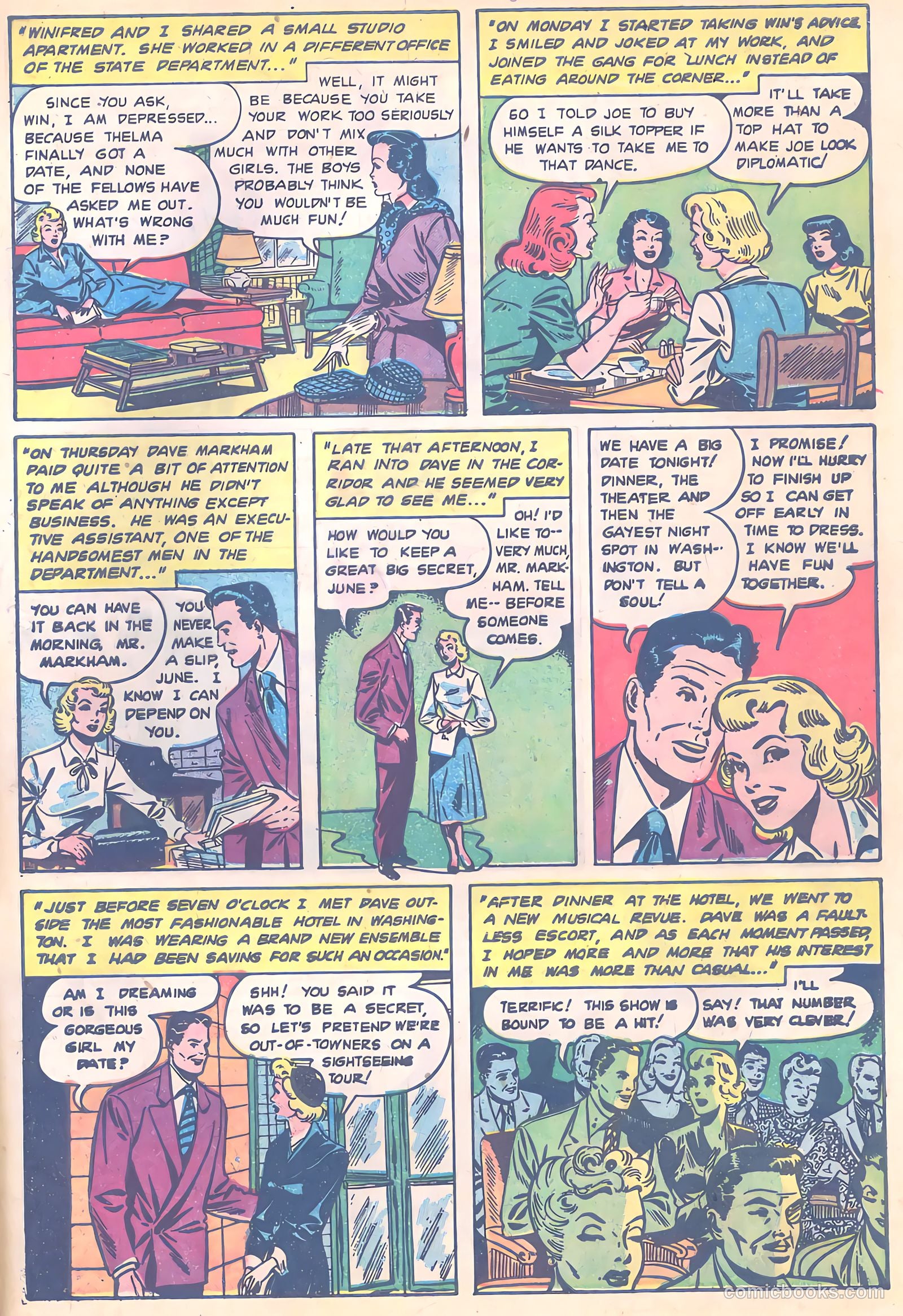 Teen-Age Romances #7 (1949) — page 27 of 36