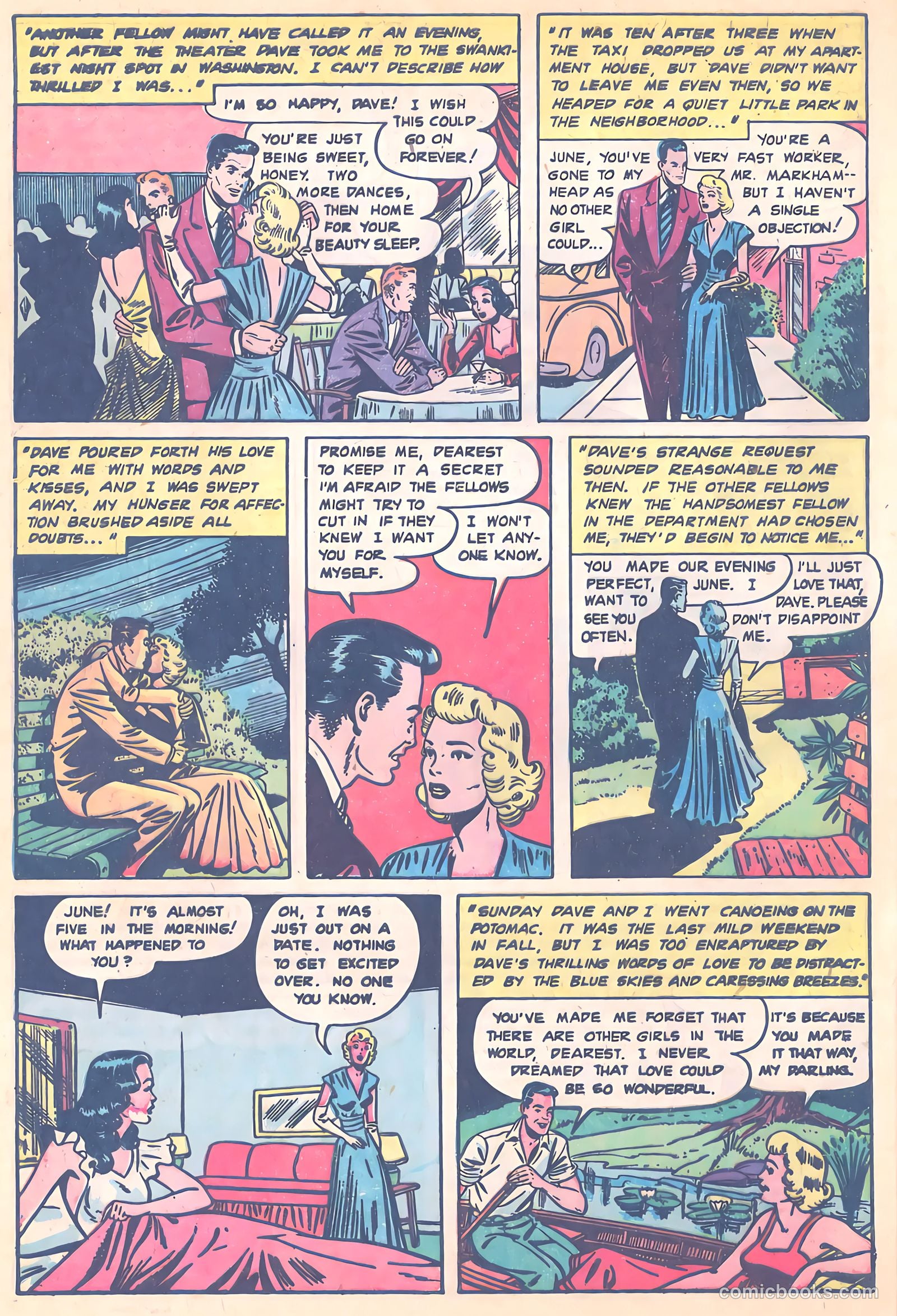 Teen-Age Romances #7 (1949) — page 28 of 36