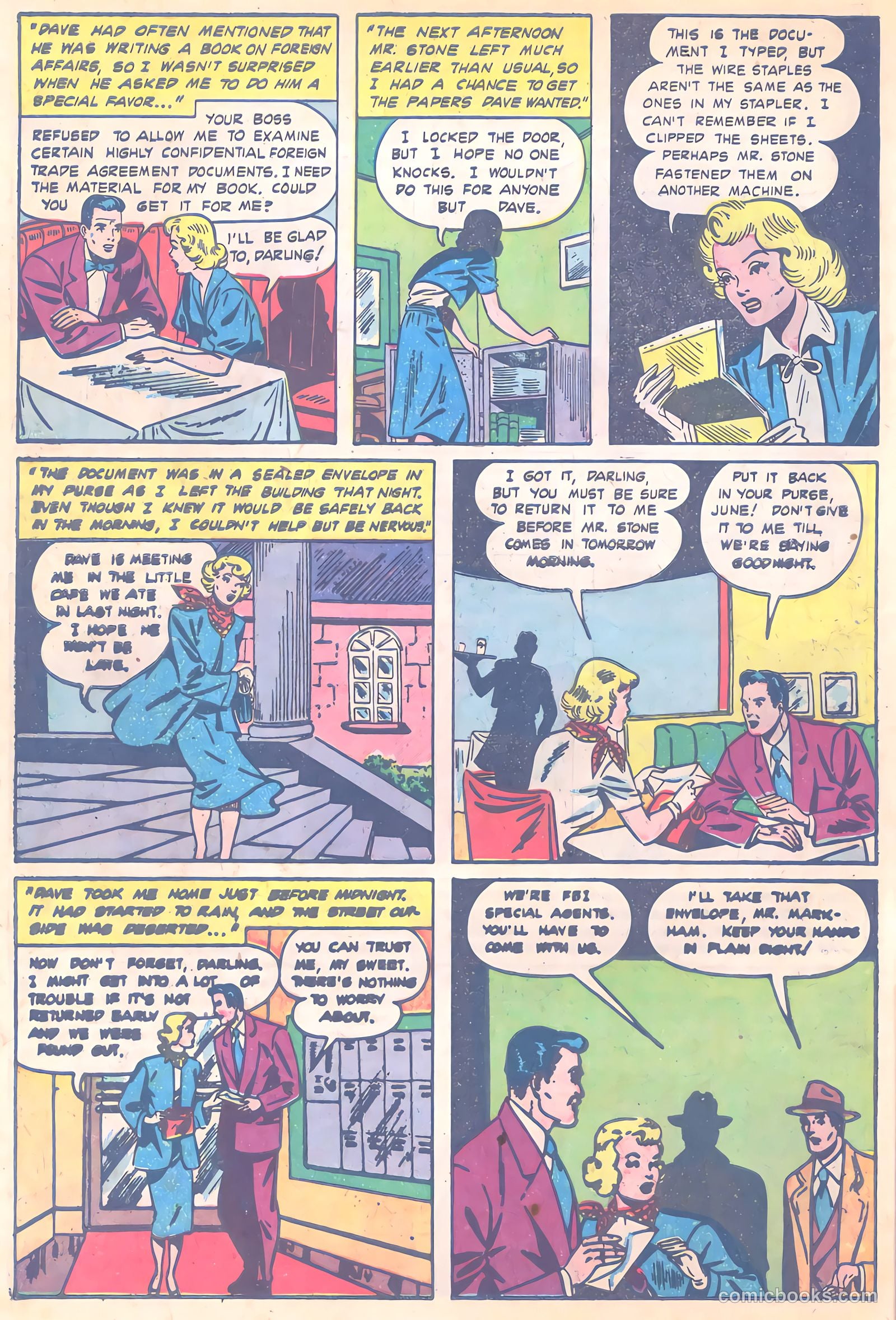 Teen-Age Romances #7 (1949) — page 30 of 36