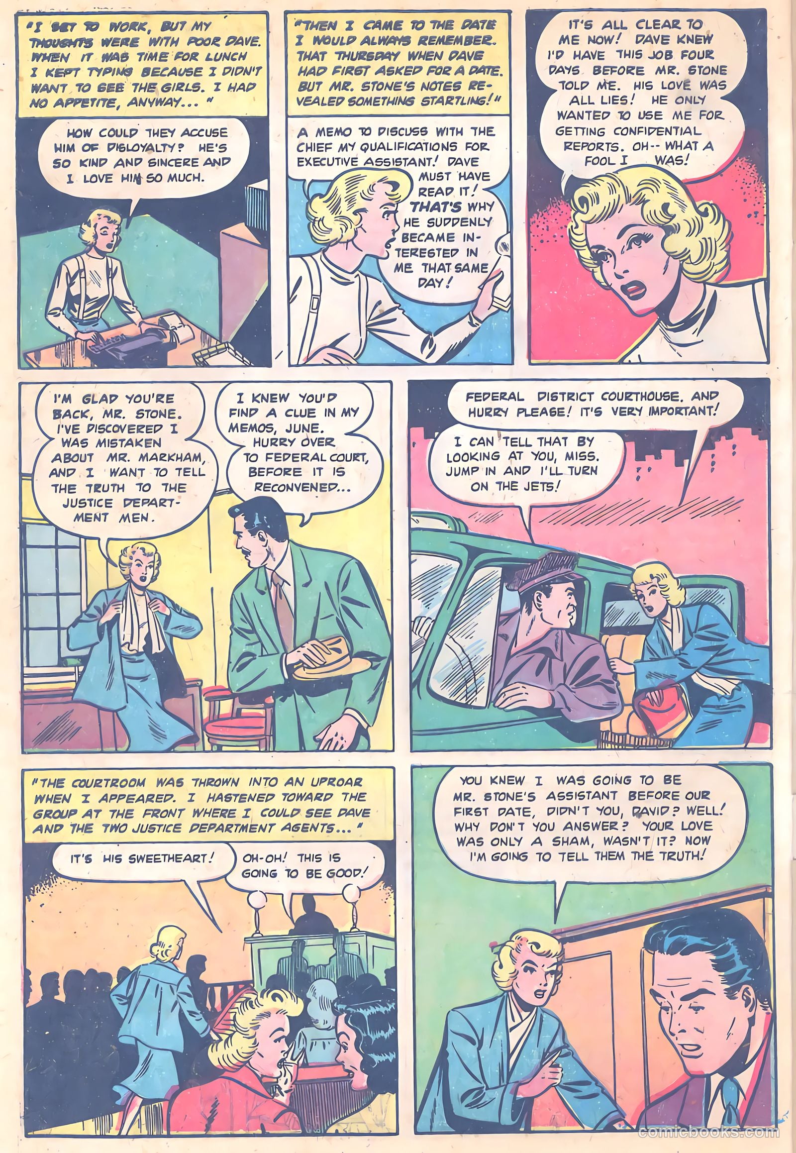 Teen-Age Romances #7 (1949) — page 32 of 36