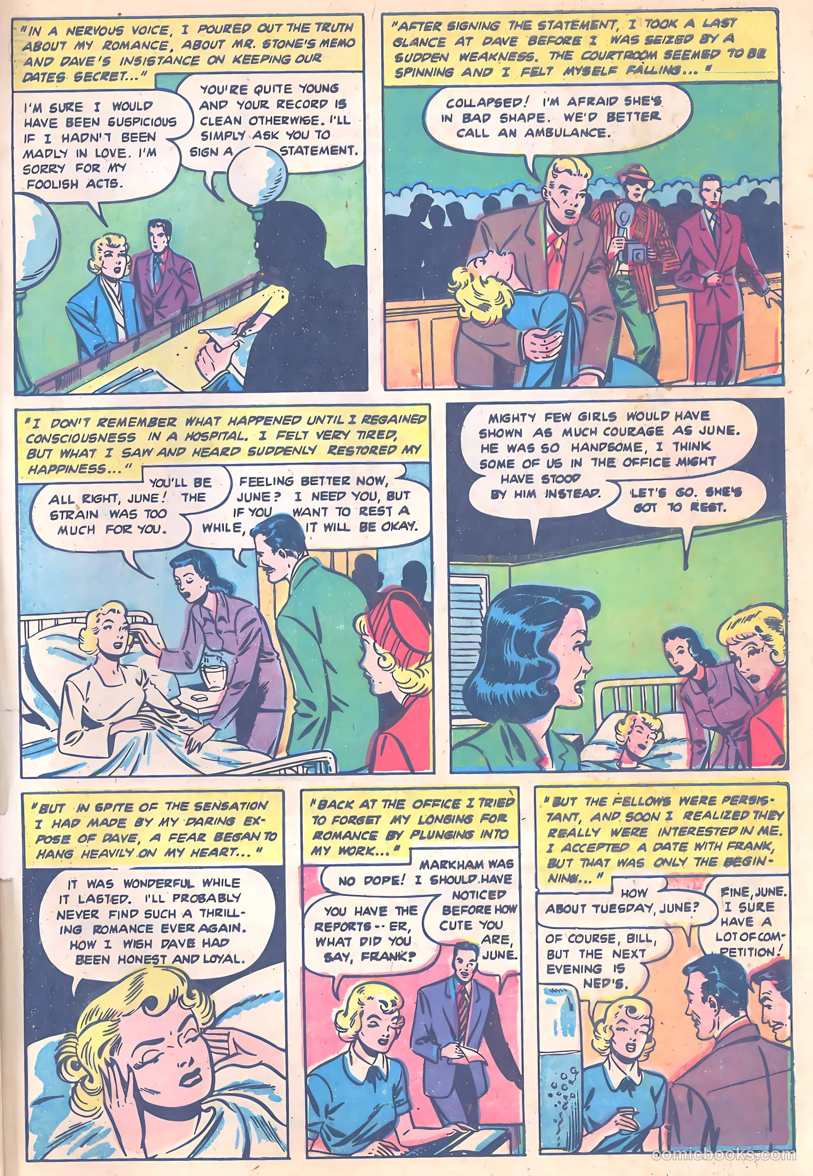 Teen-Age Romances #7 (1949) — page 33 of 36