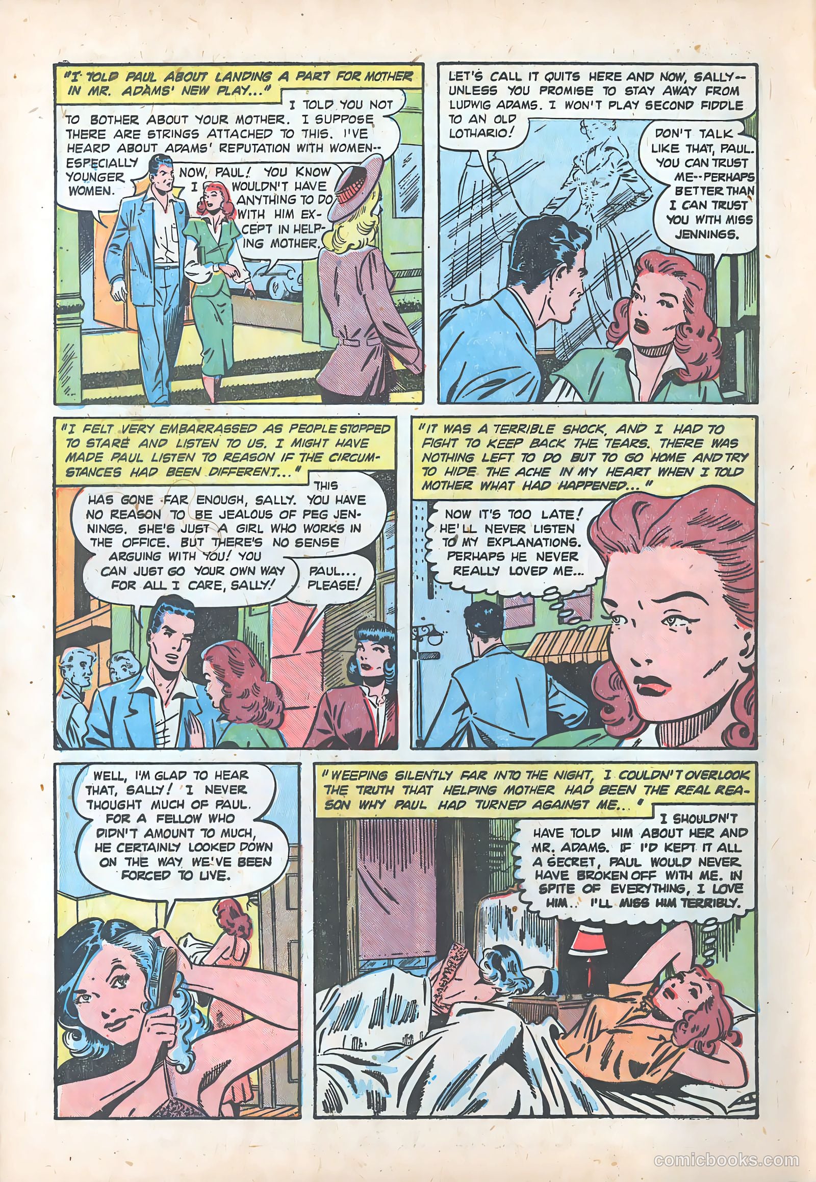 Teen-Age Romances #8 (1950) — page 8 of 36
