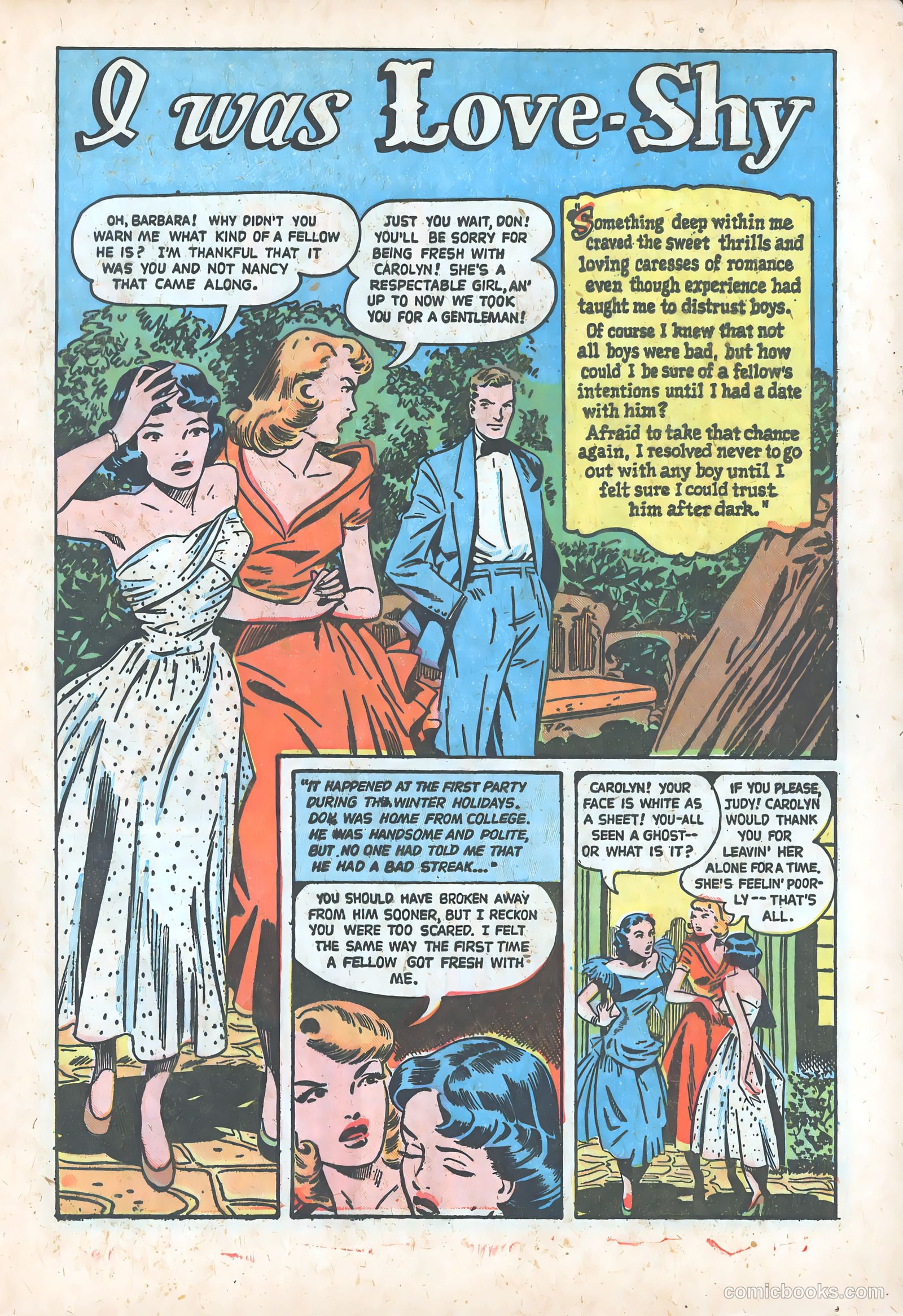 Teen-Age Romances #8 (1950) — page 17 of 36