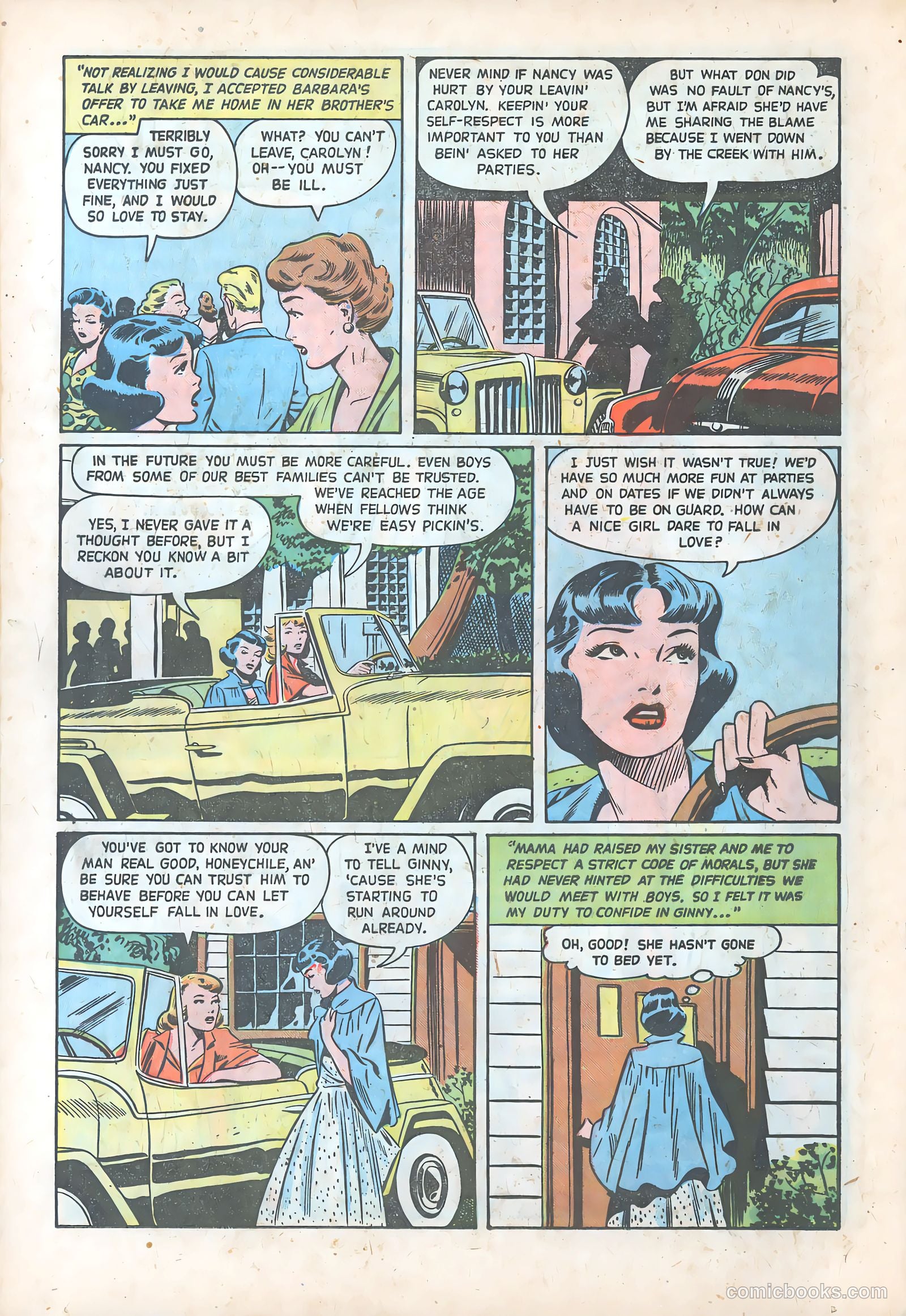 Teen-Age Romances #8 (1950) — page 18 of 36