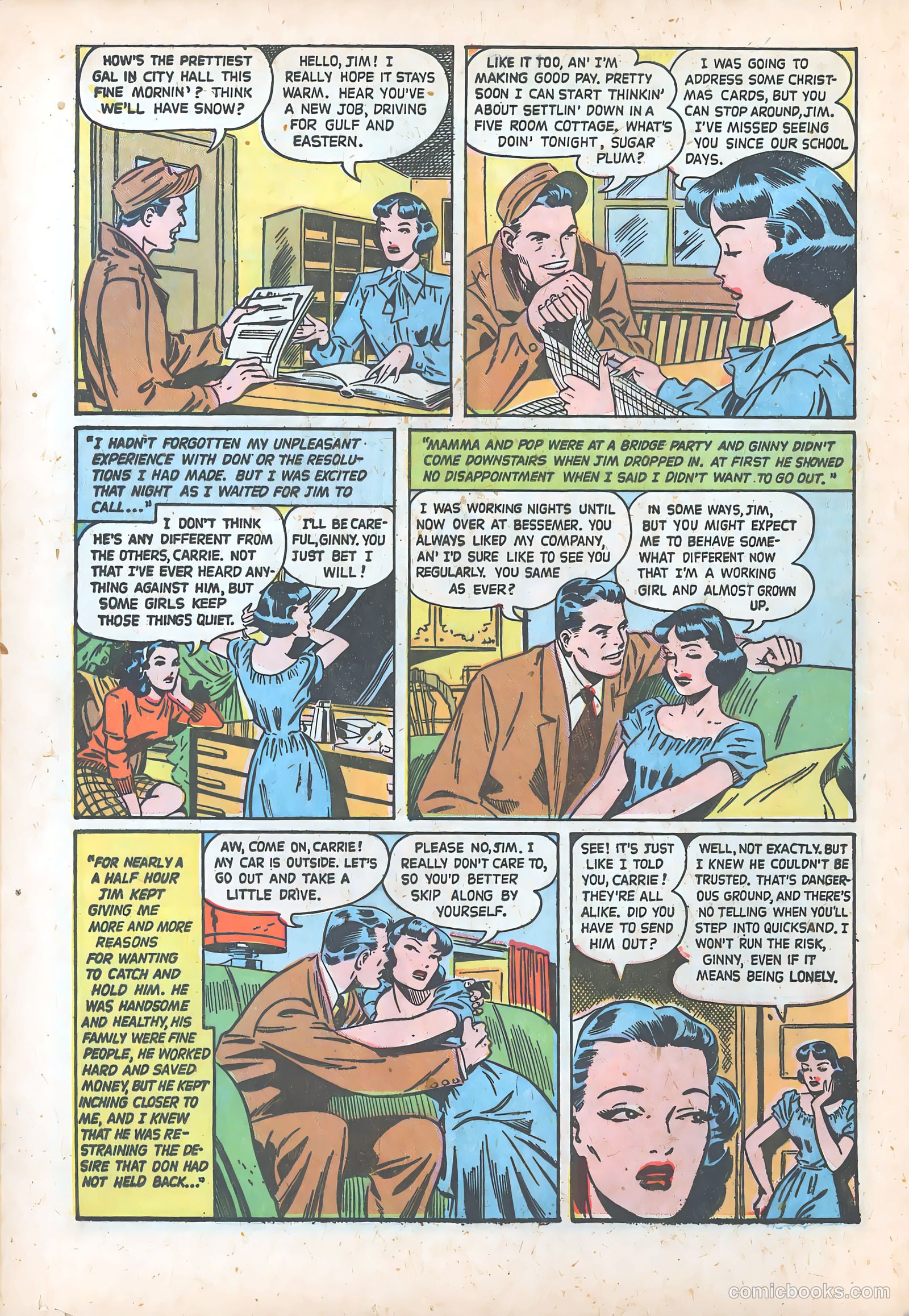 Teen-Age Romances #8 (1950) — page 20 of 36
