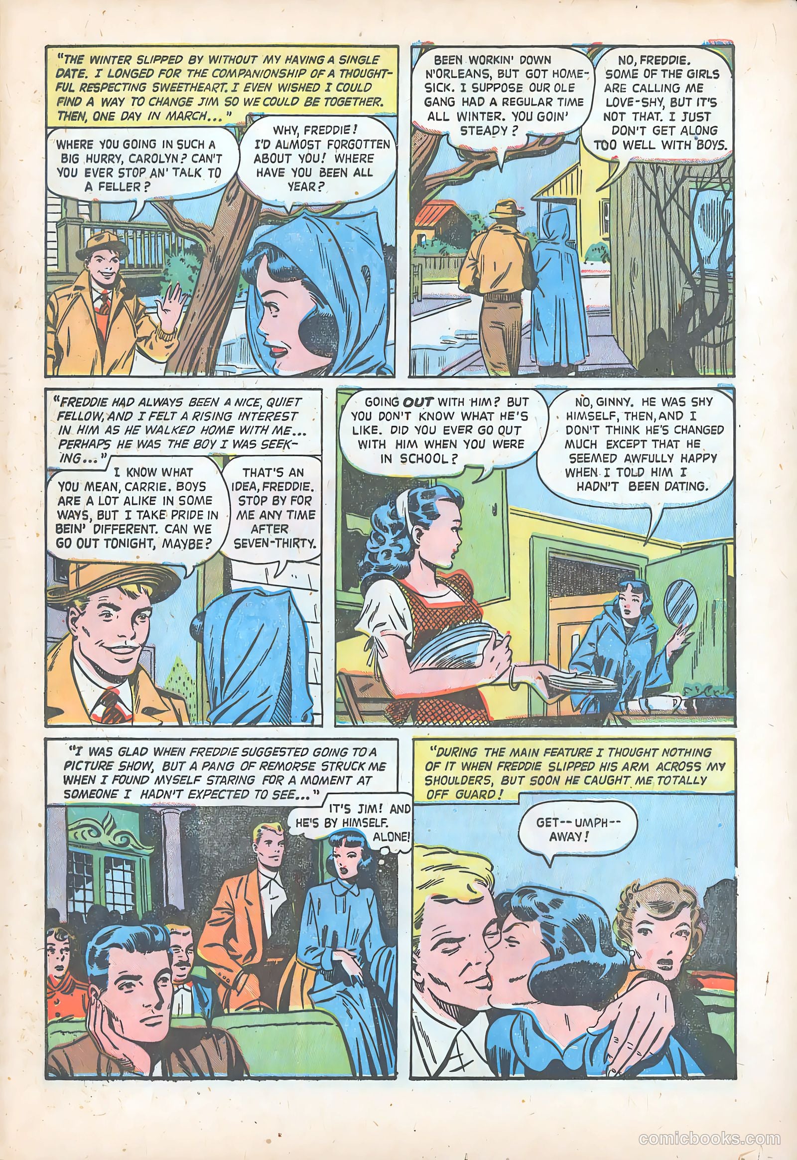 Teen-Age Romances #8 (1950) — page 21 of 36