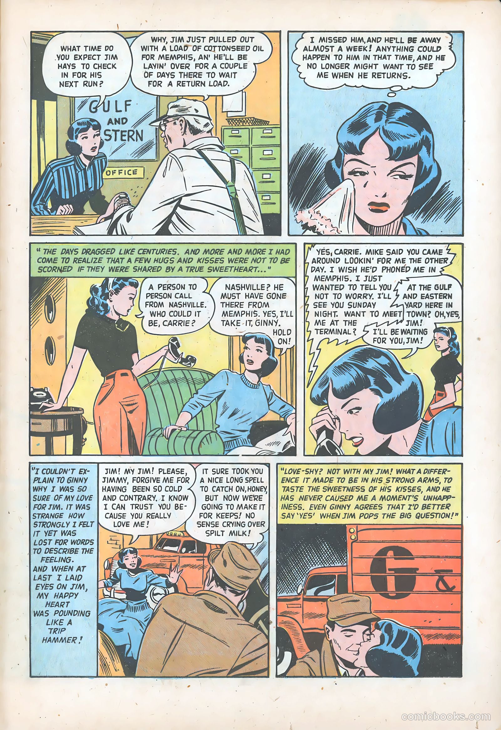 Teen-Age Romances #8 (1950) — page 23 of 36