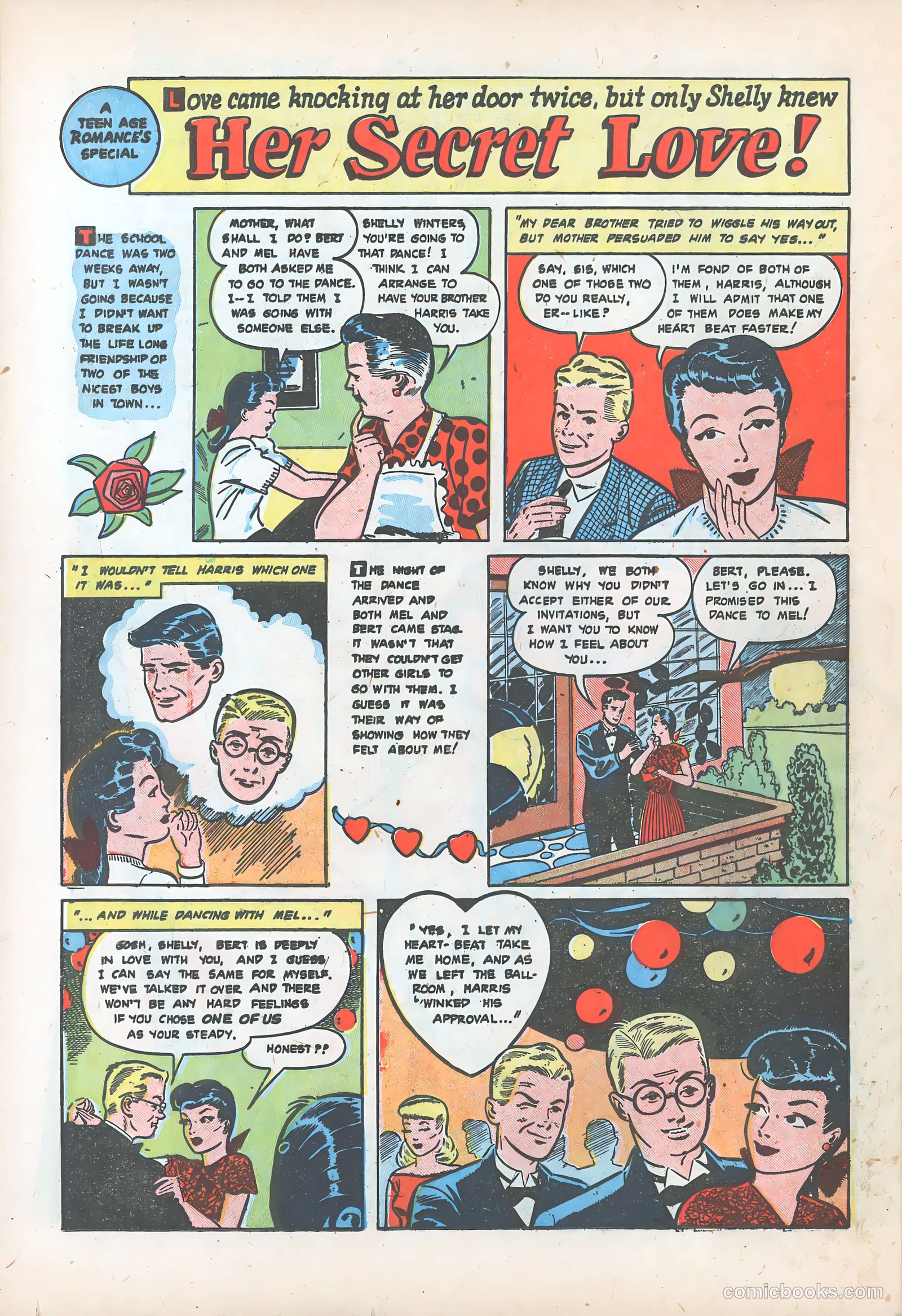 Teen-Age Romances #8 (1950) — page 26 of 36