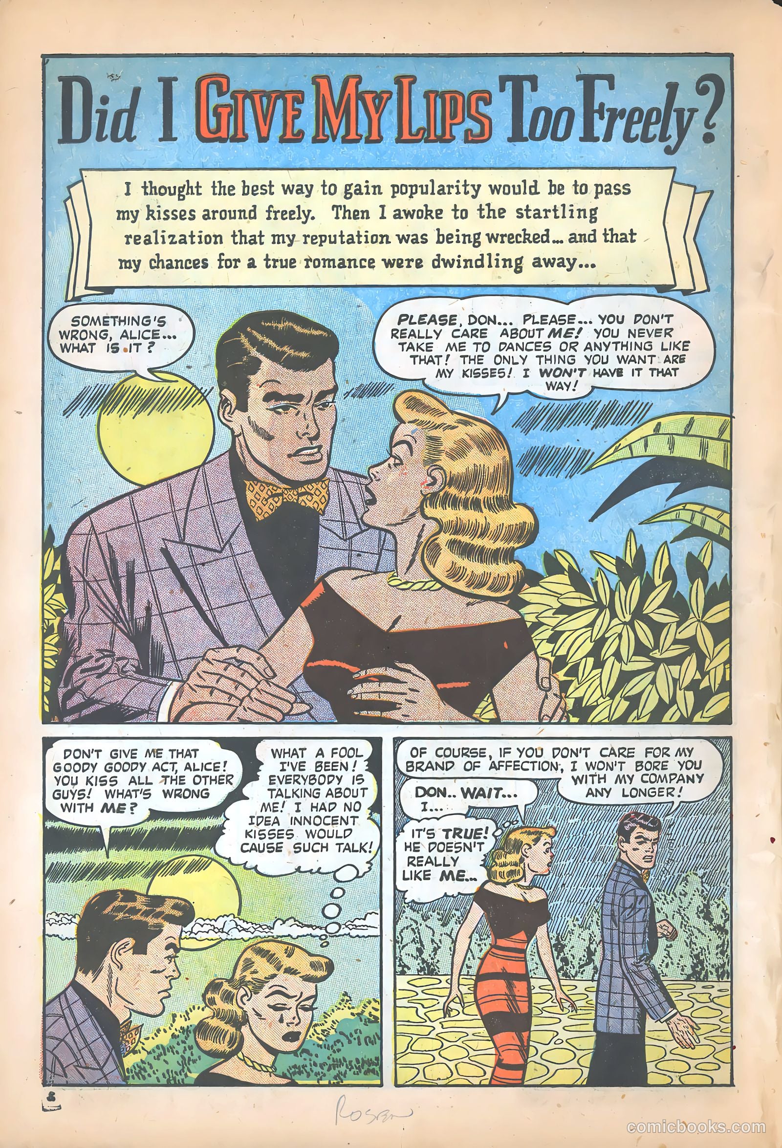 Teen-Age Romances #9 (1950) — page 10 of 36