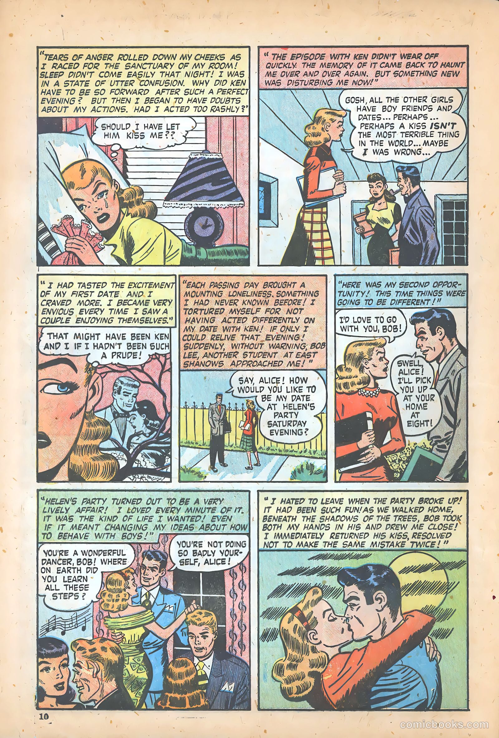 Teen-Age Romances #9 (1950) — page 12 of 36