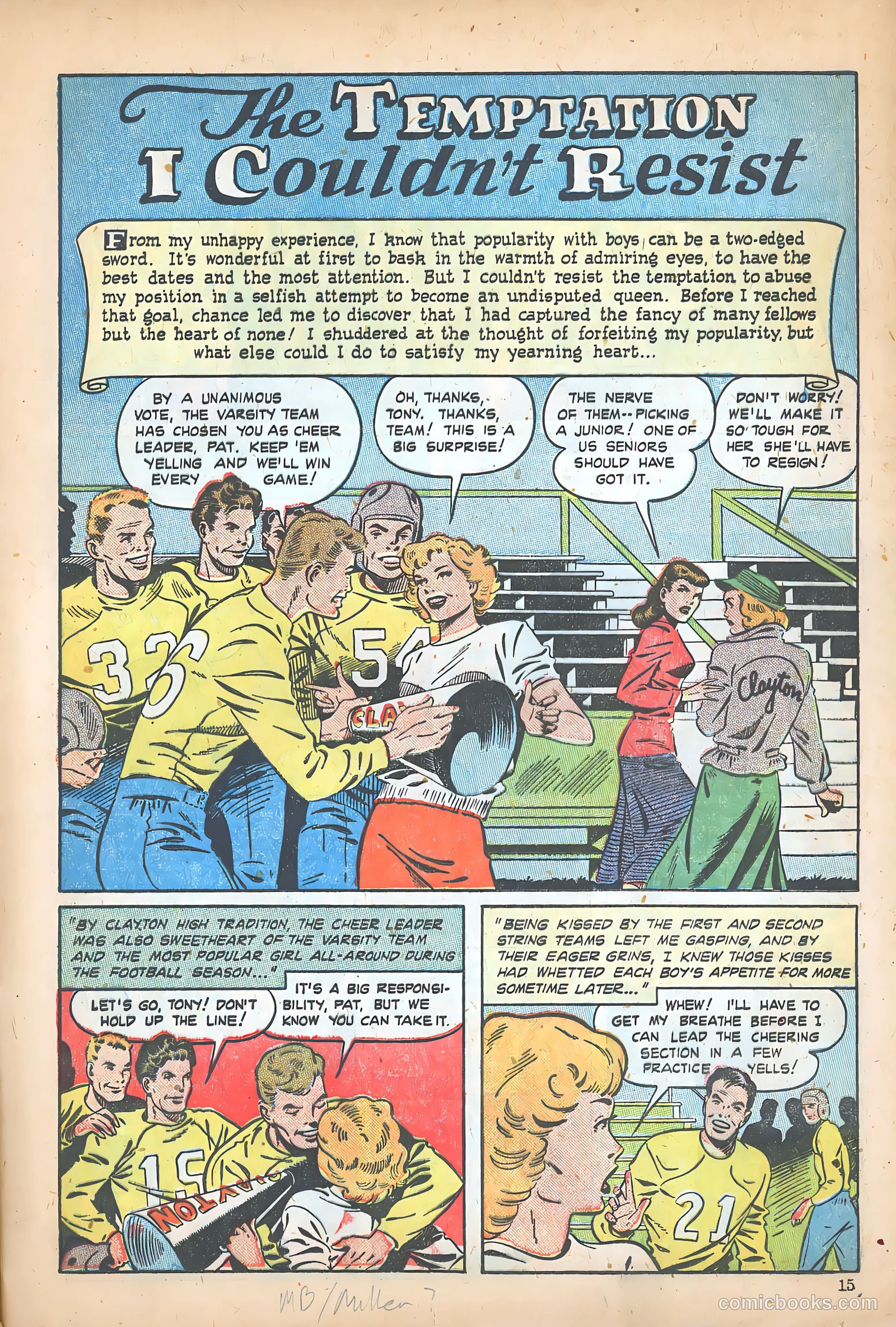 Teen-Age Romances #9 (1950) — page 17 of 36