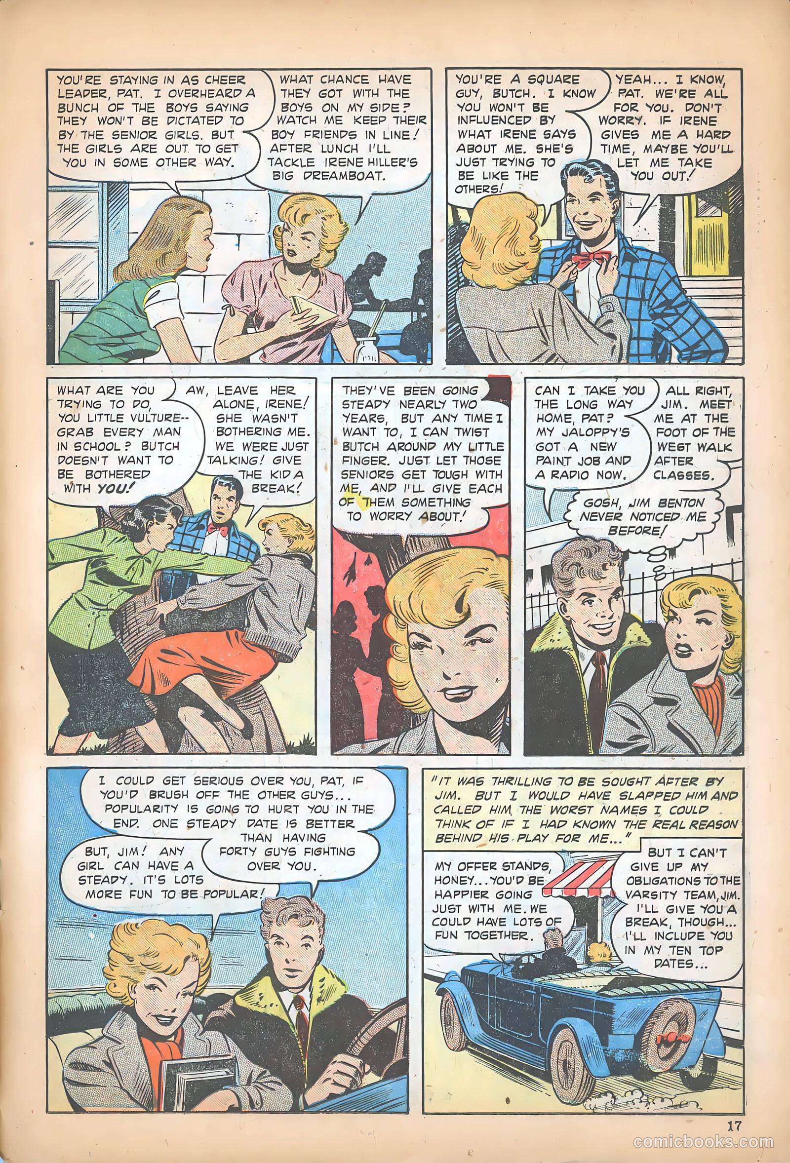 Teen-Age Romances #9 (1950) — page 19 of 36